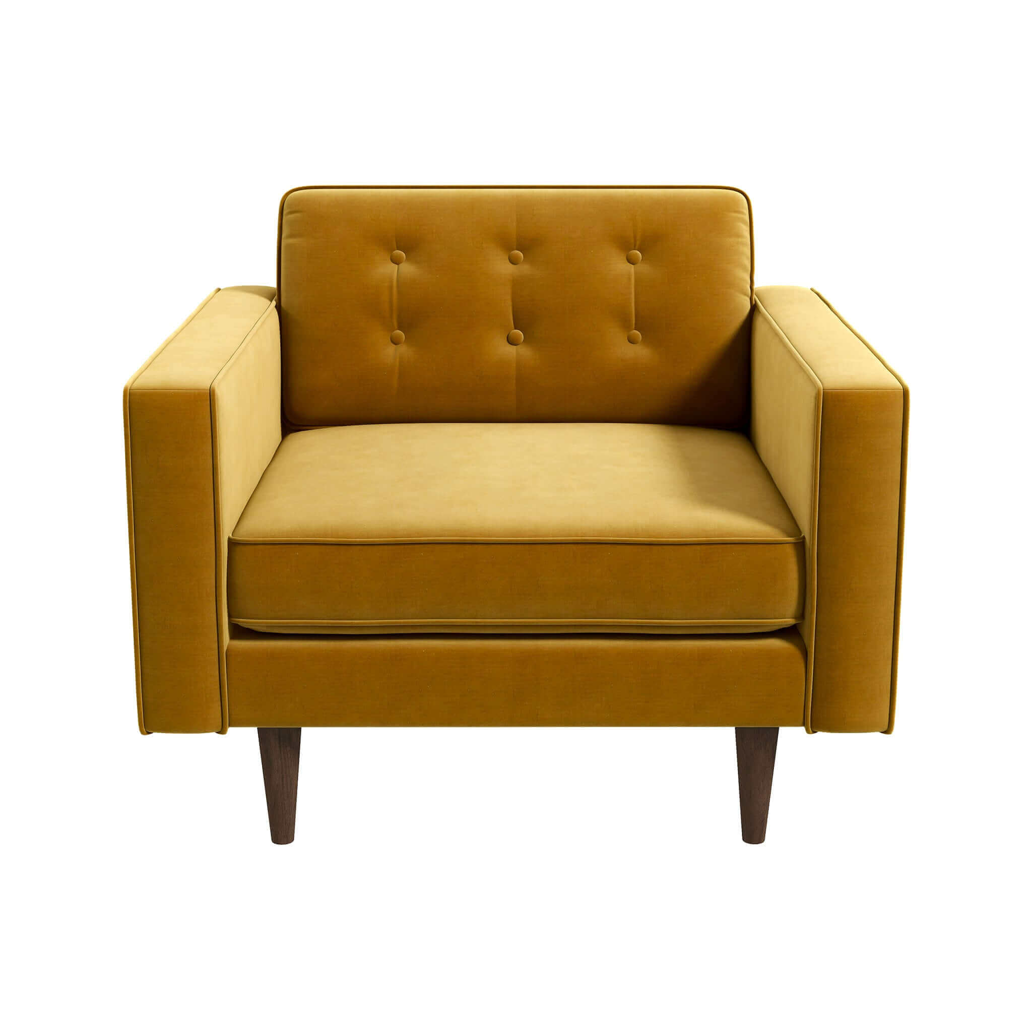 Casey Gold Velvet Lounge Chair
