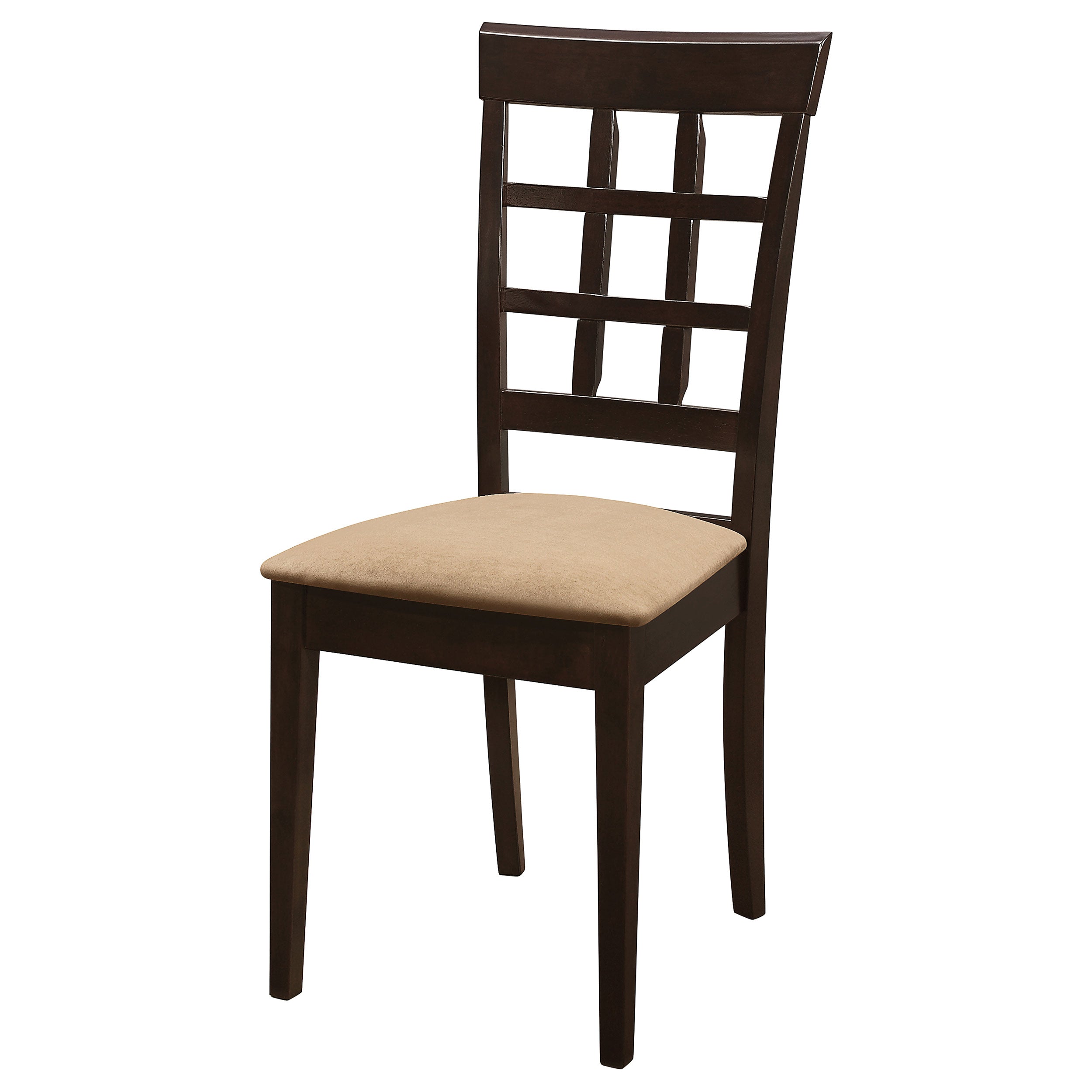 Gabriel Closed Back Dining Side Chair Cappuccino (Set of 2)