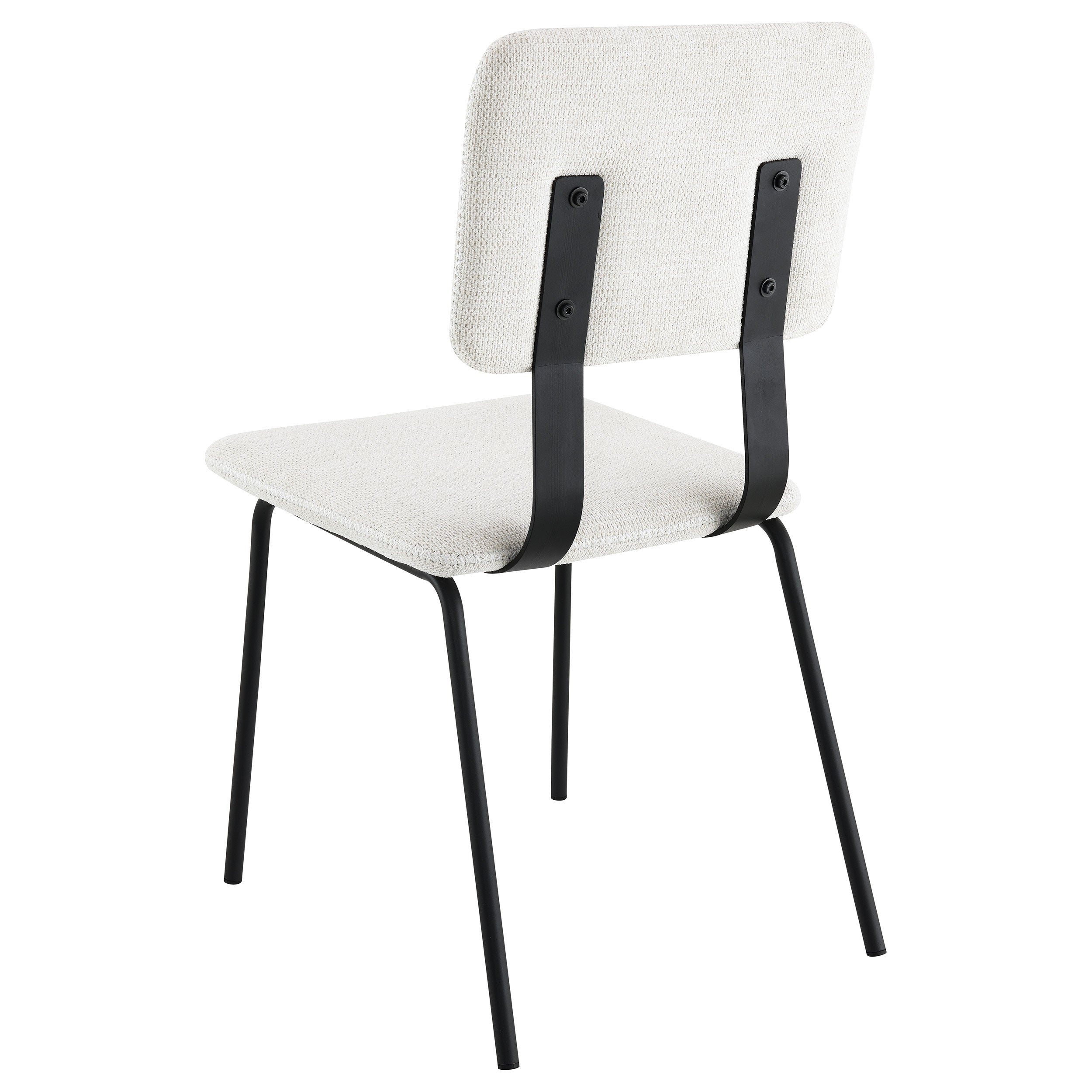 Calla Fabric Upholstered Dining Side Chair Grey (Set of 2)