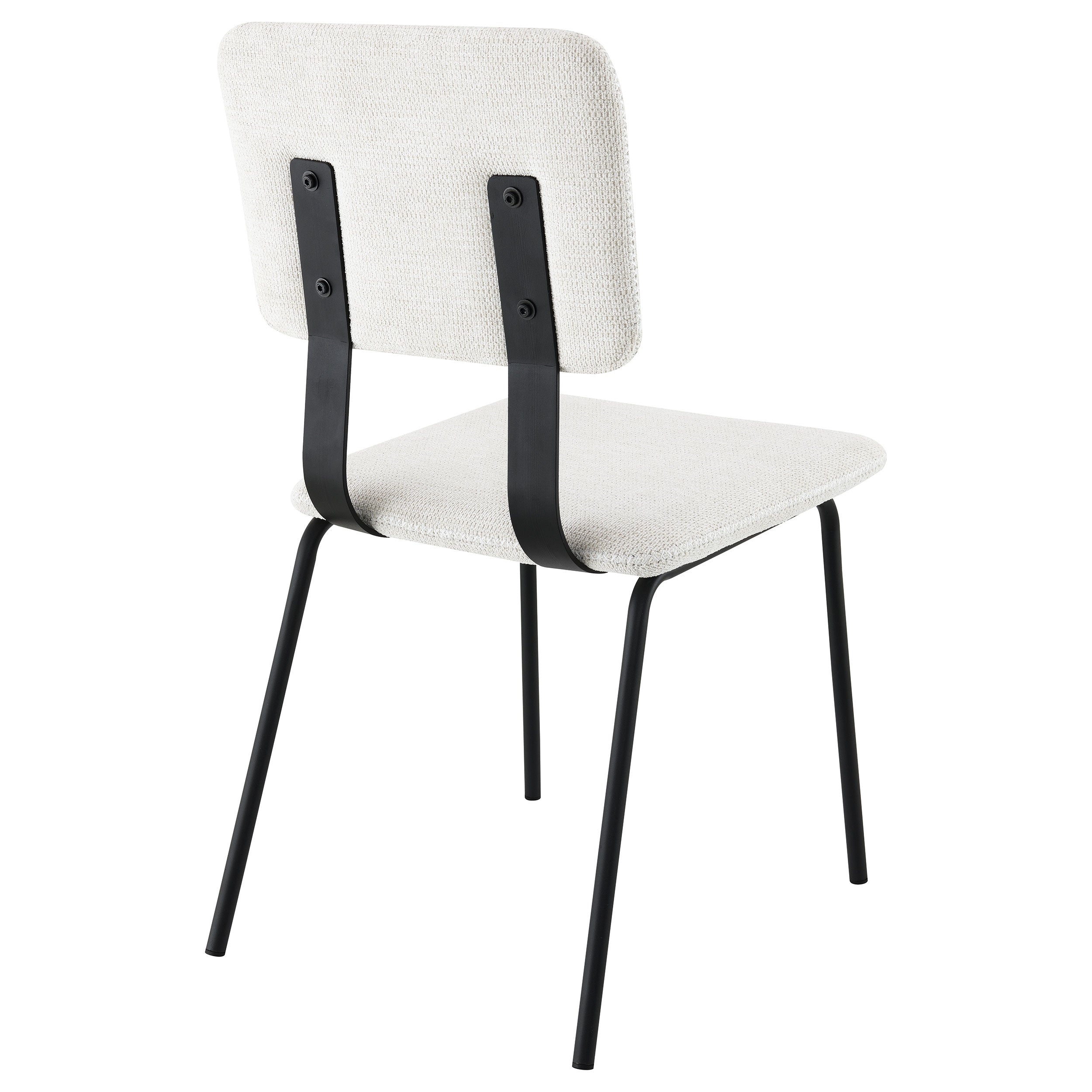 Calla Fabric Upholstered Dining Side Chair Grey (Set of 2)