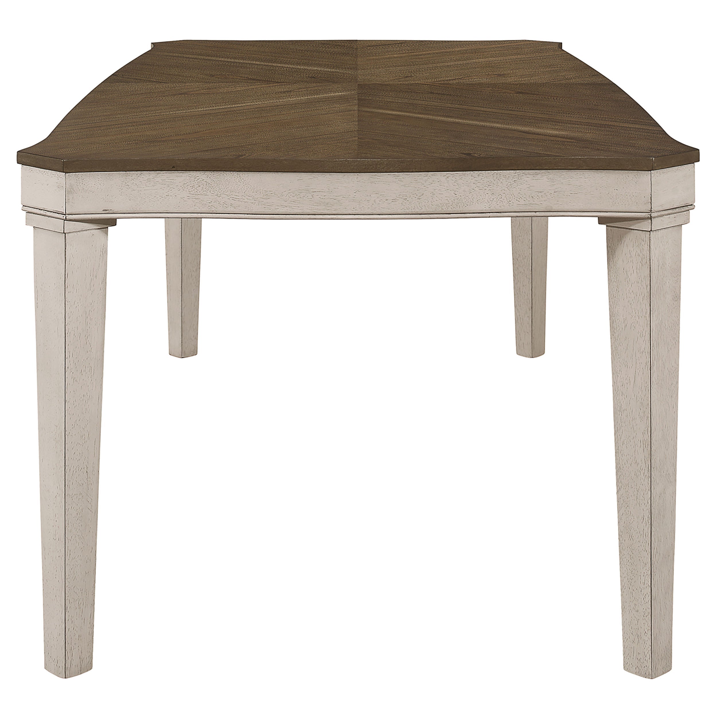 Ronnie Starburst Dining Table Set Khaki and Rustic Cream