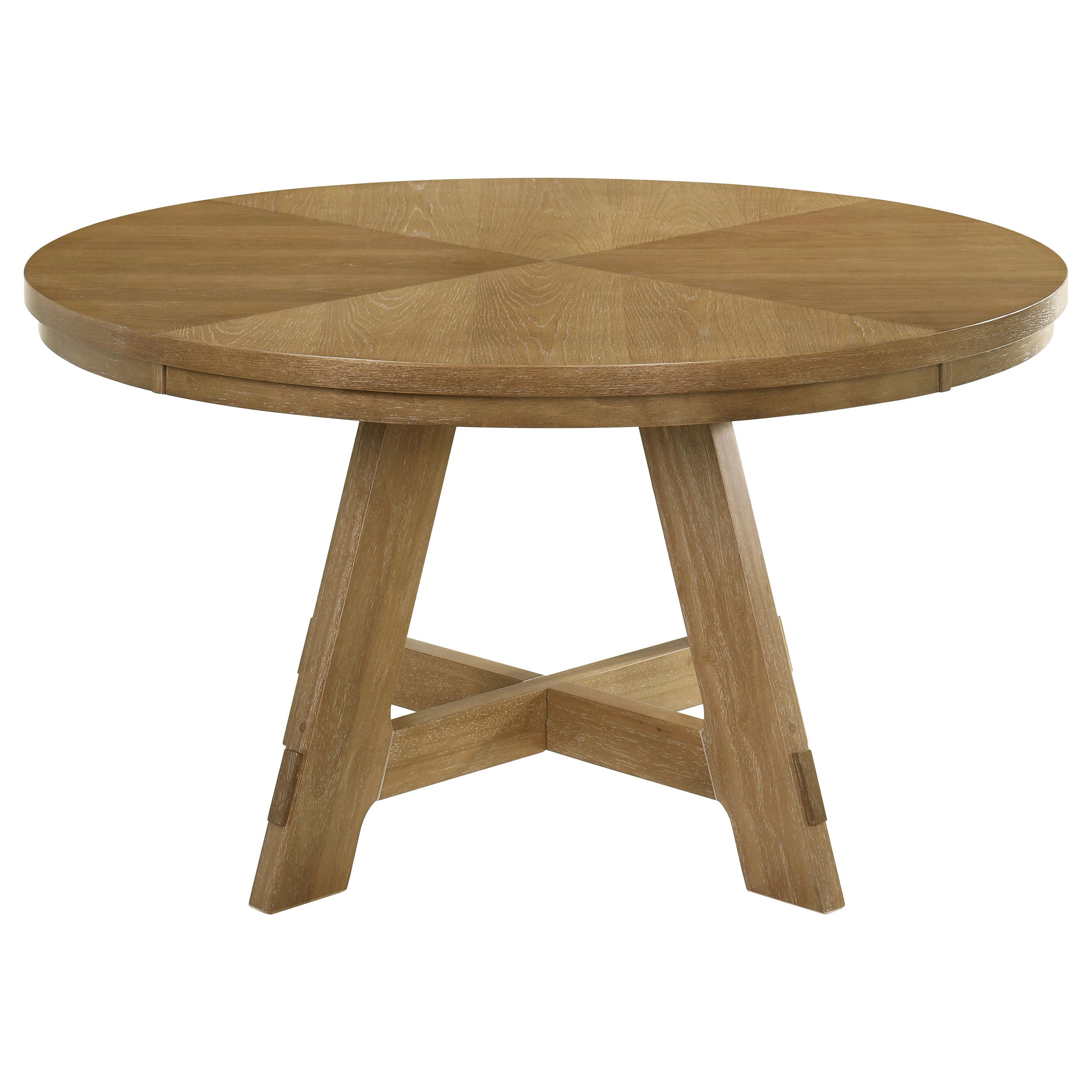 Danvers  Dining Table Set Brown Oak and Latte