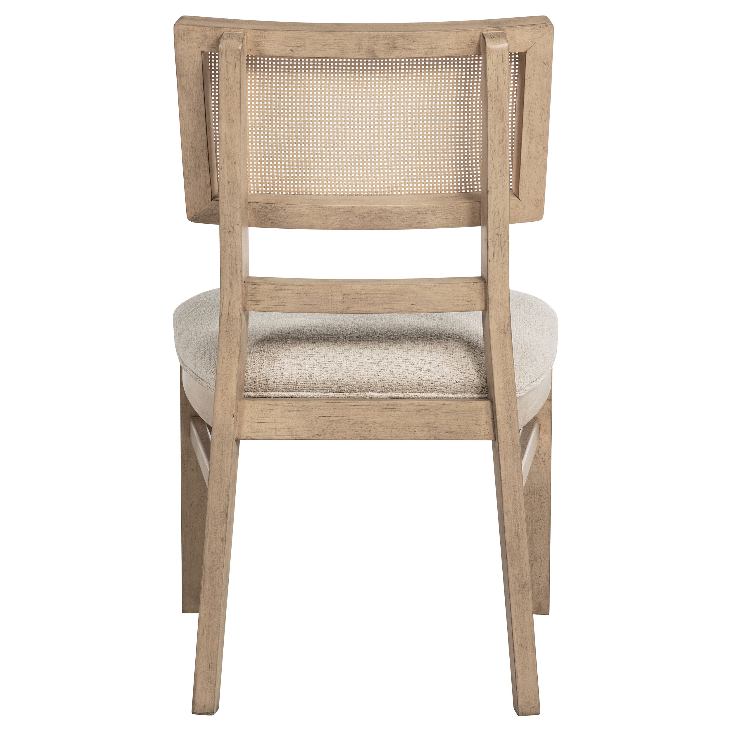 Kailani Rattan Cane Dining Side Chair Beige Oak (Set of 2)