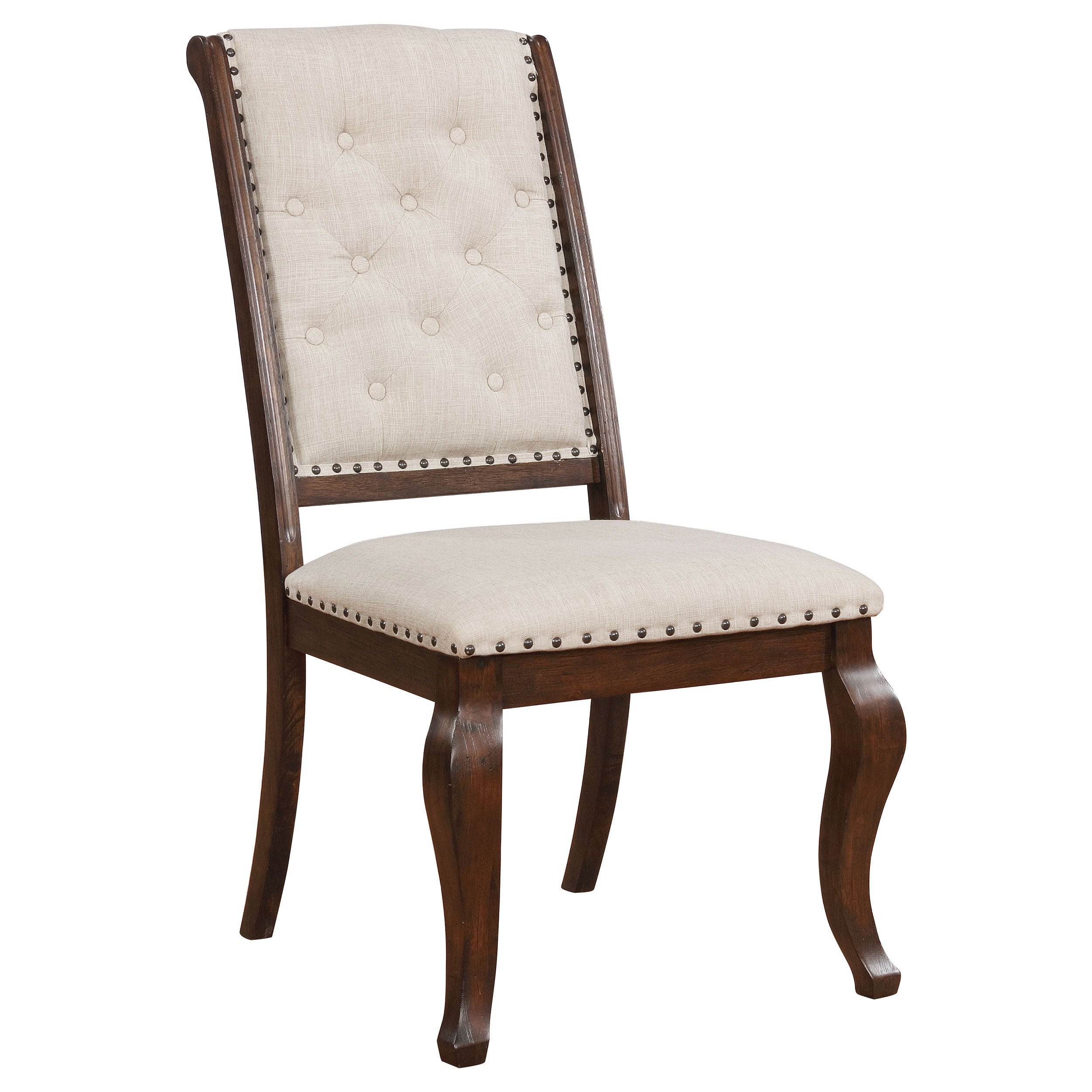 Brockway Upholstered Dining Chair Barley Brown (Set of 2)