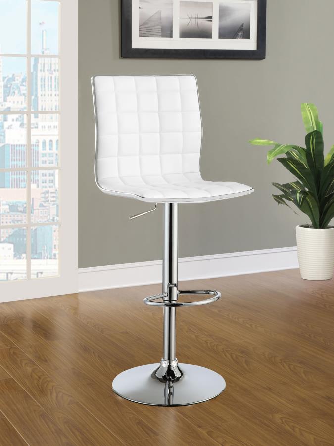 Ashbury Upholstered Adjustable Bar Stool (Set of 2)