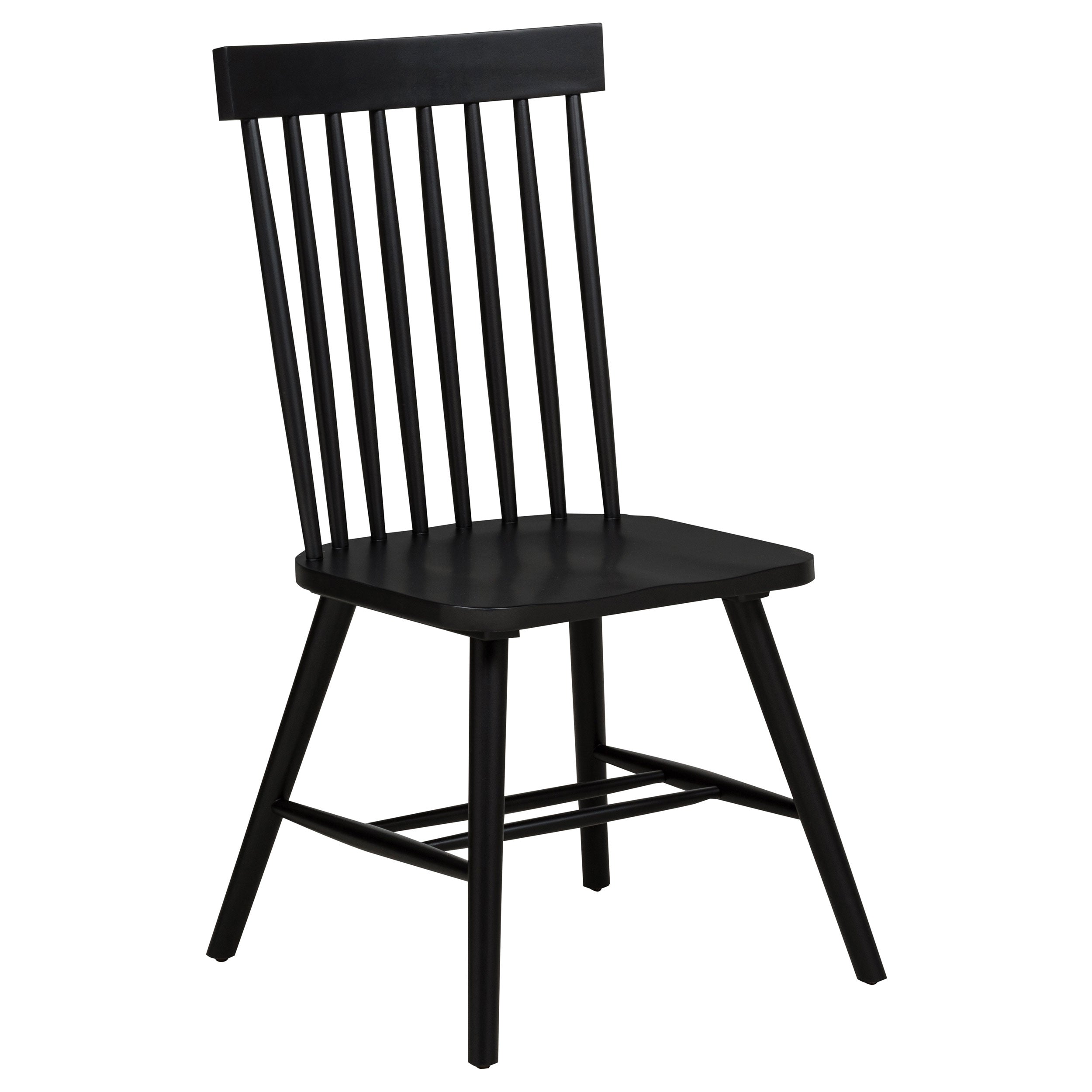 Andrews Windsor Spindle Dining Side Chair White (Set of 2)