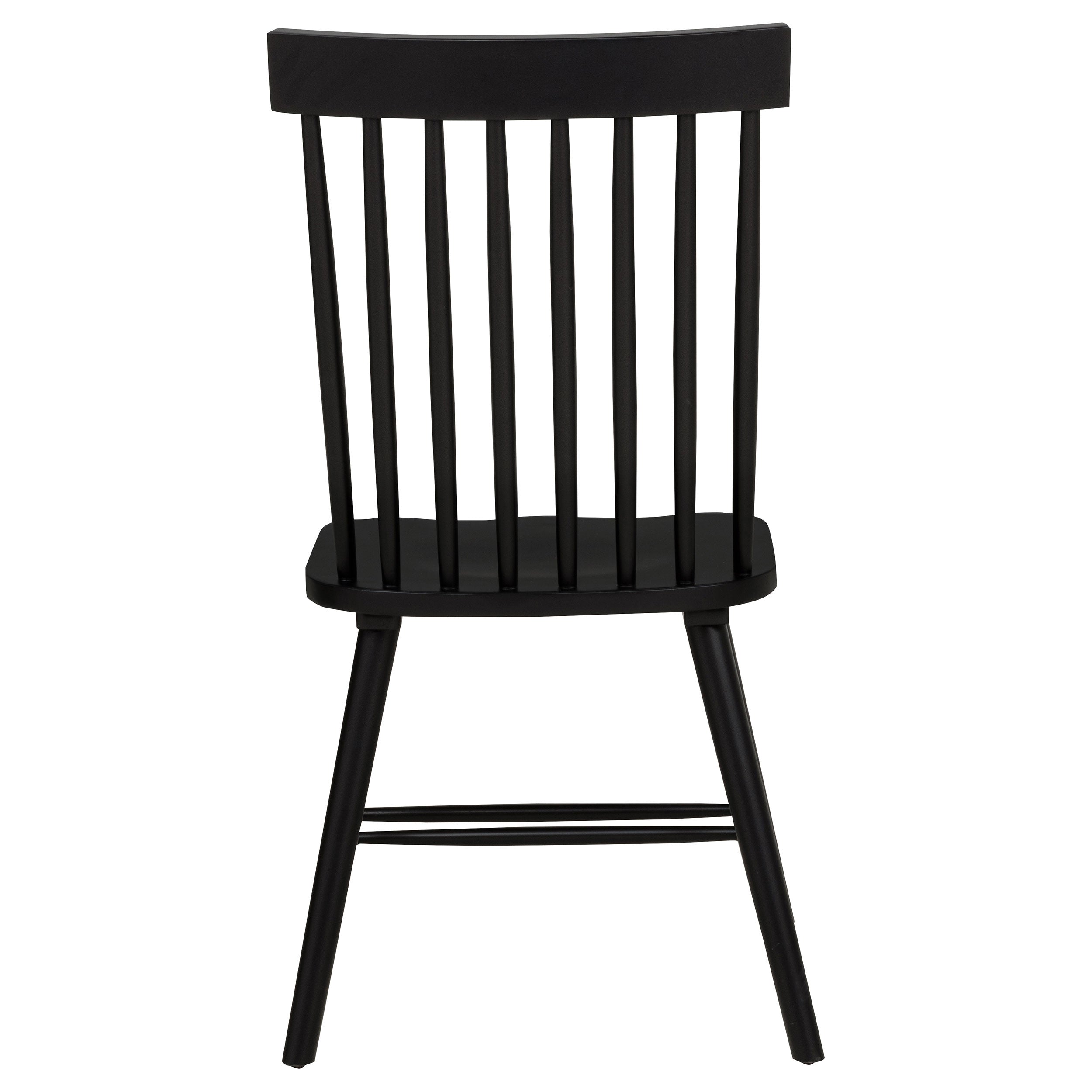 Andrews Windsor Spindle Dining Side Chair White (Set of 2)