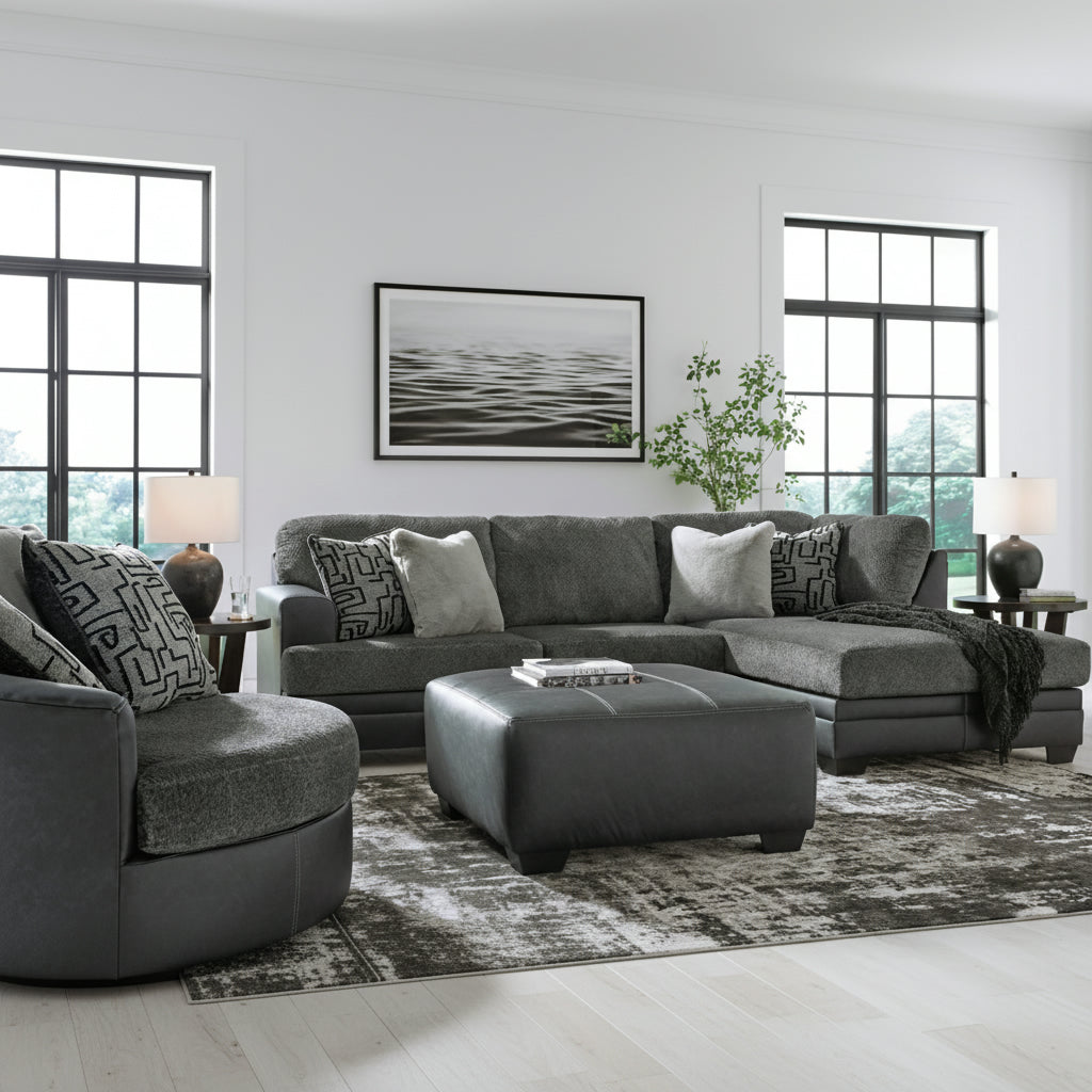 Brixley Pier Chair and Ottoman Living Room Set