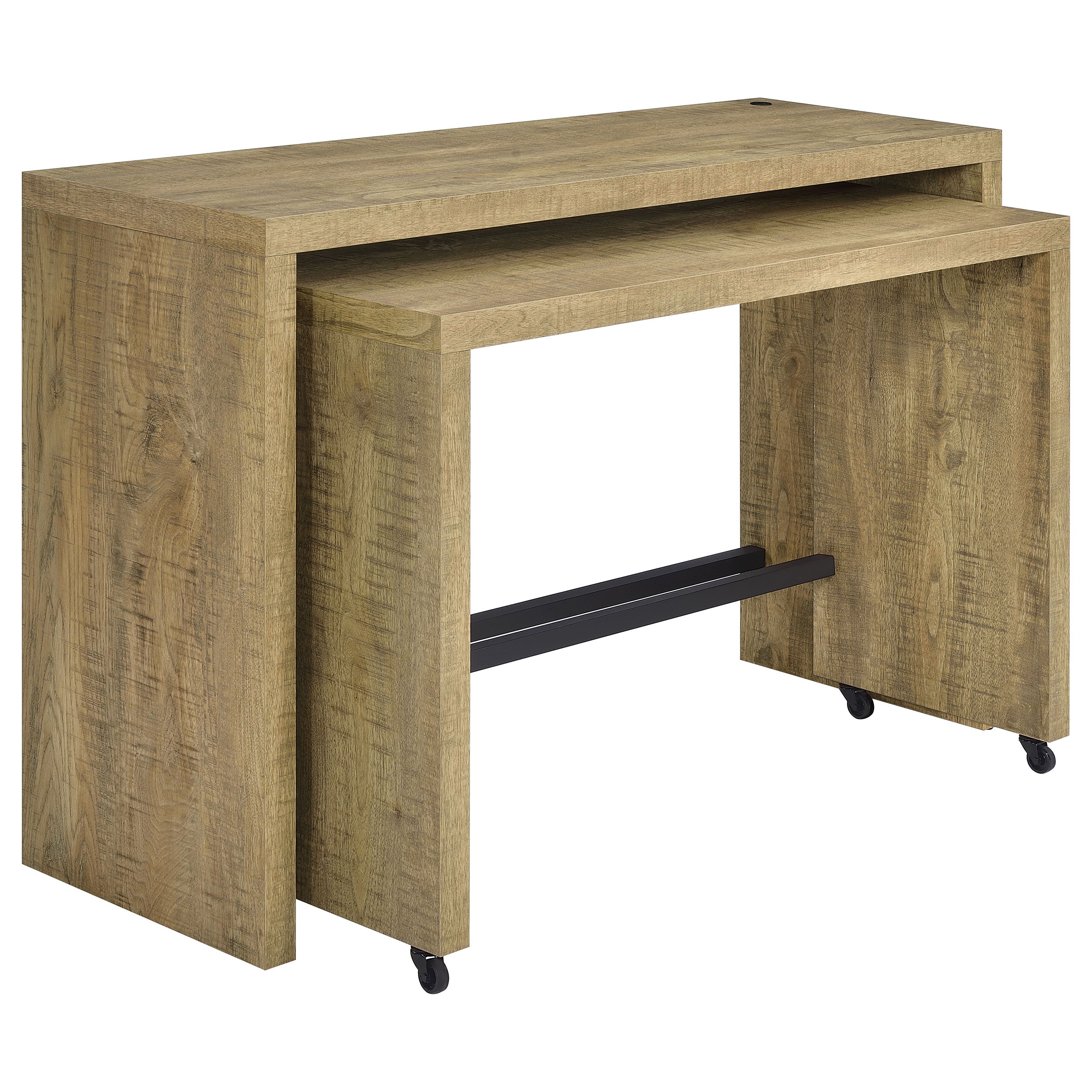 Davista  Counter Height Table Set Mango Brown