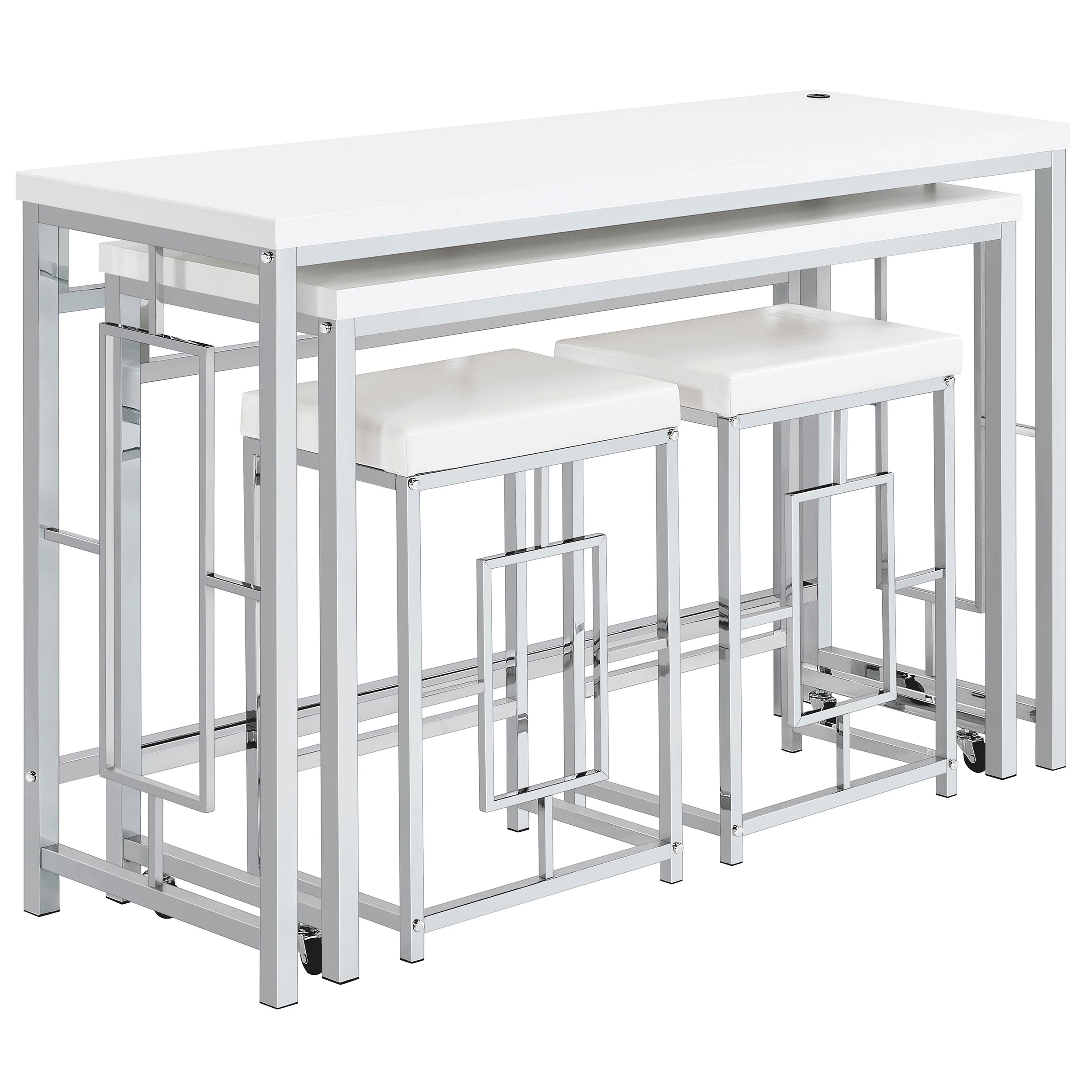 Jackson  Multipurpose Counter Height Table Set White