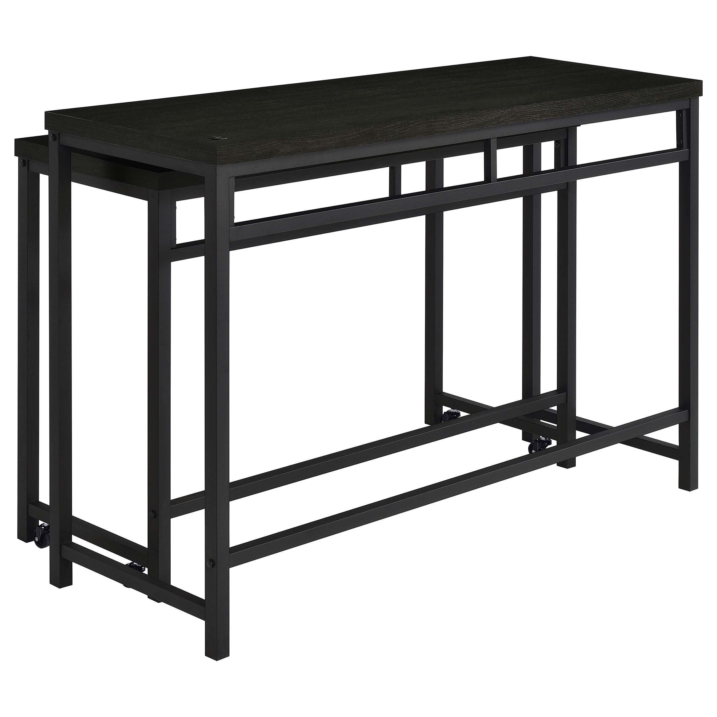 Hawes  Multipurpose Counter Height Table Set Black