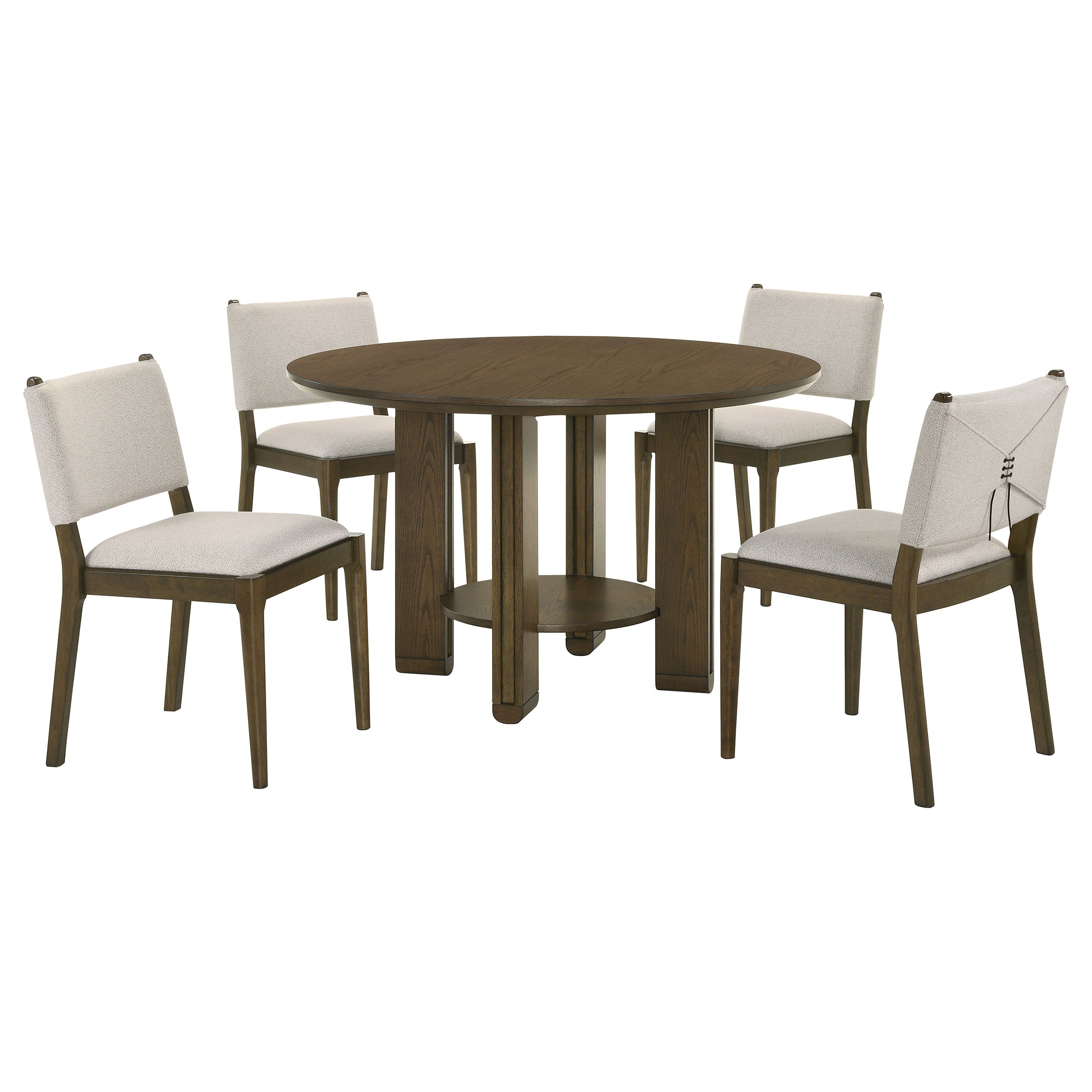 Ottowa  Round Counter Height Dining Room Set Brown