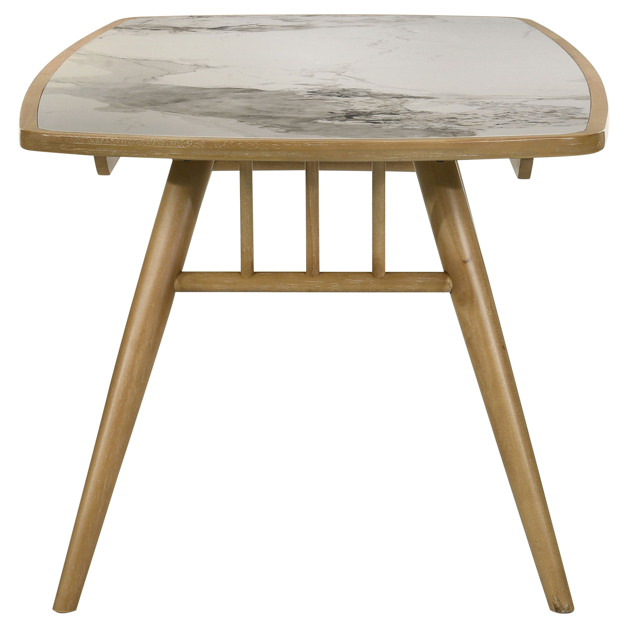 Croyden 73-inch Rectangular Dining Table Weathered Natural