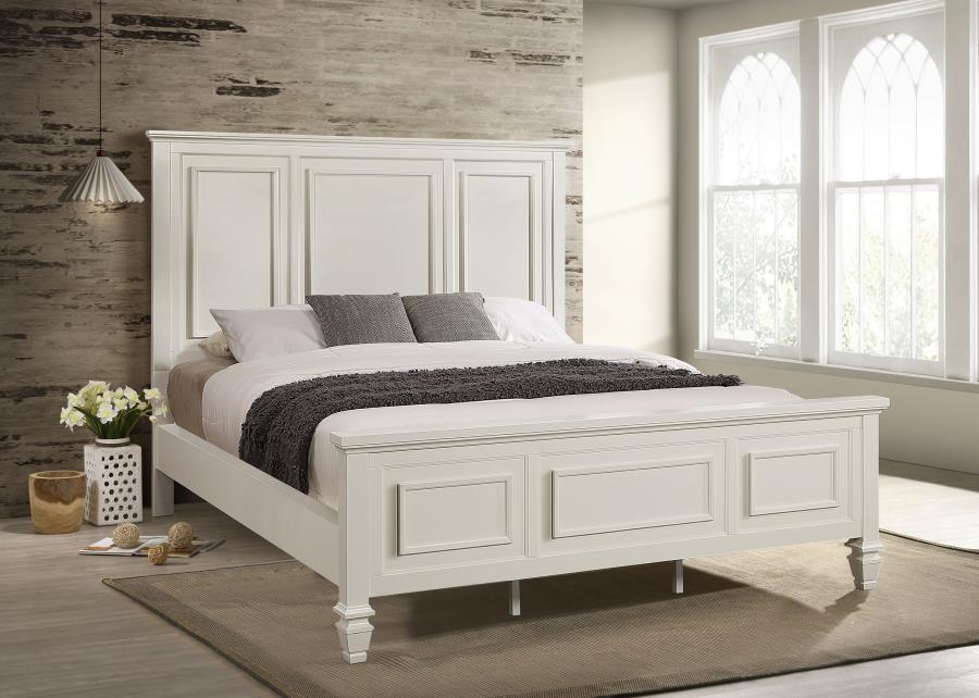 Sandy Beach Wood Panel Bed
