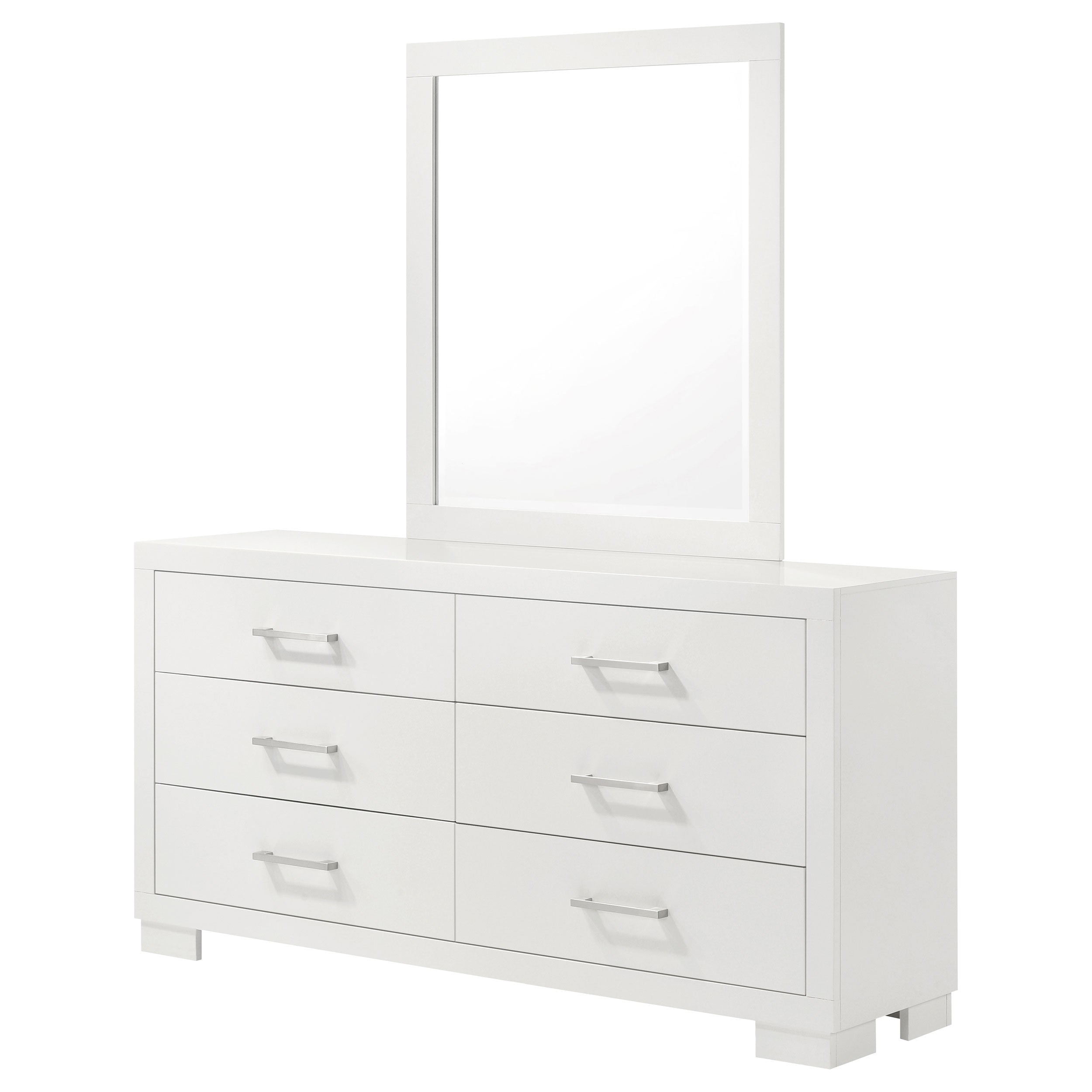 Jessica 6-drawer Dresser Cappuccino