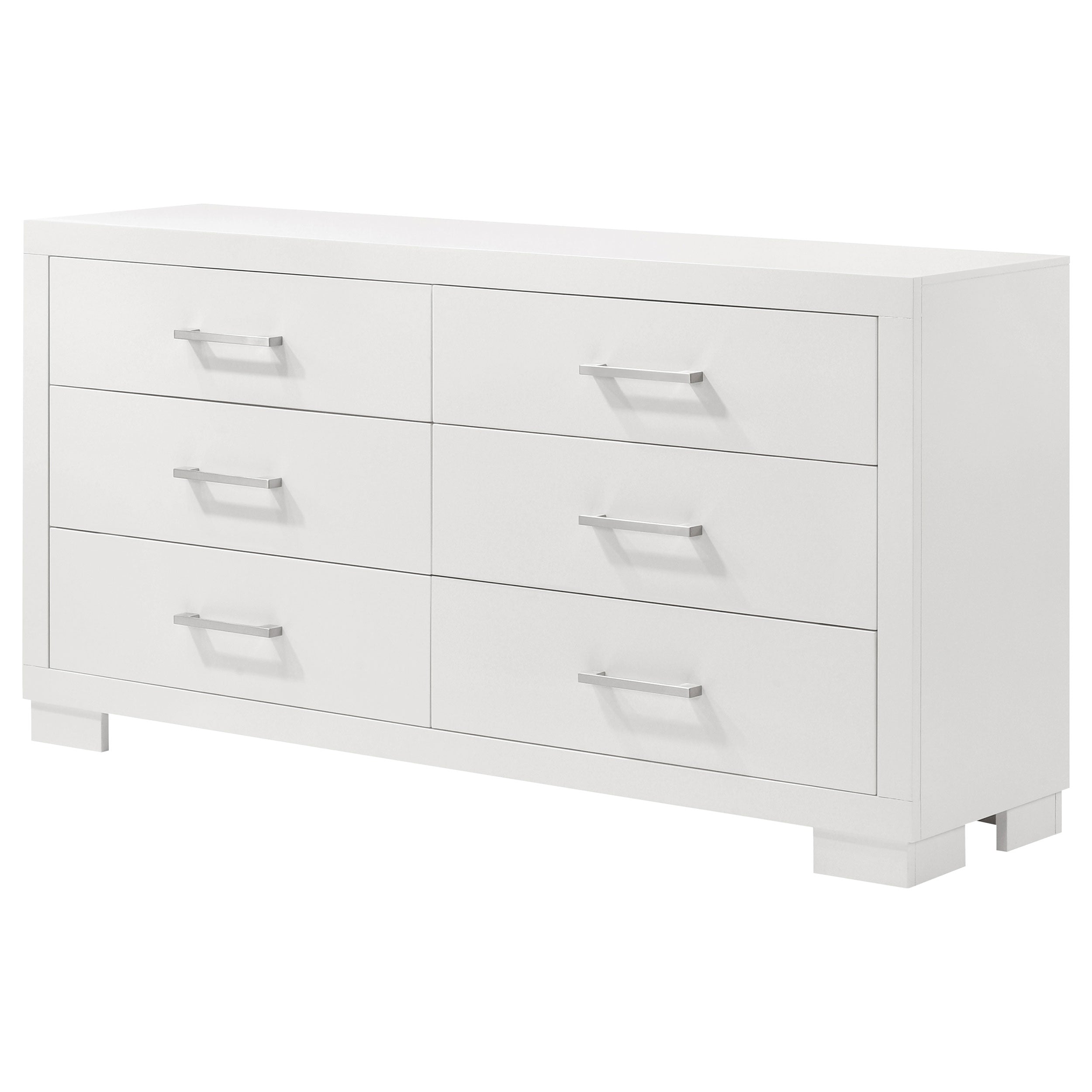 Jessica 6-drawer Dresser Cappuccino