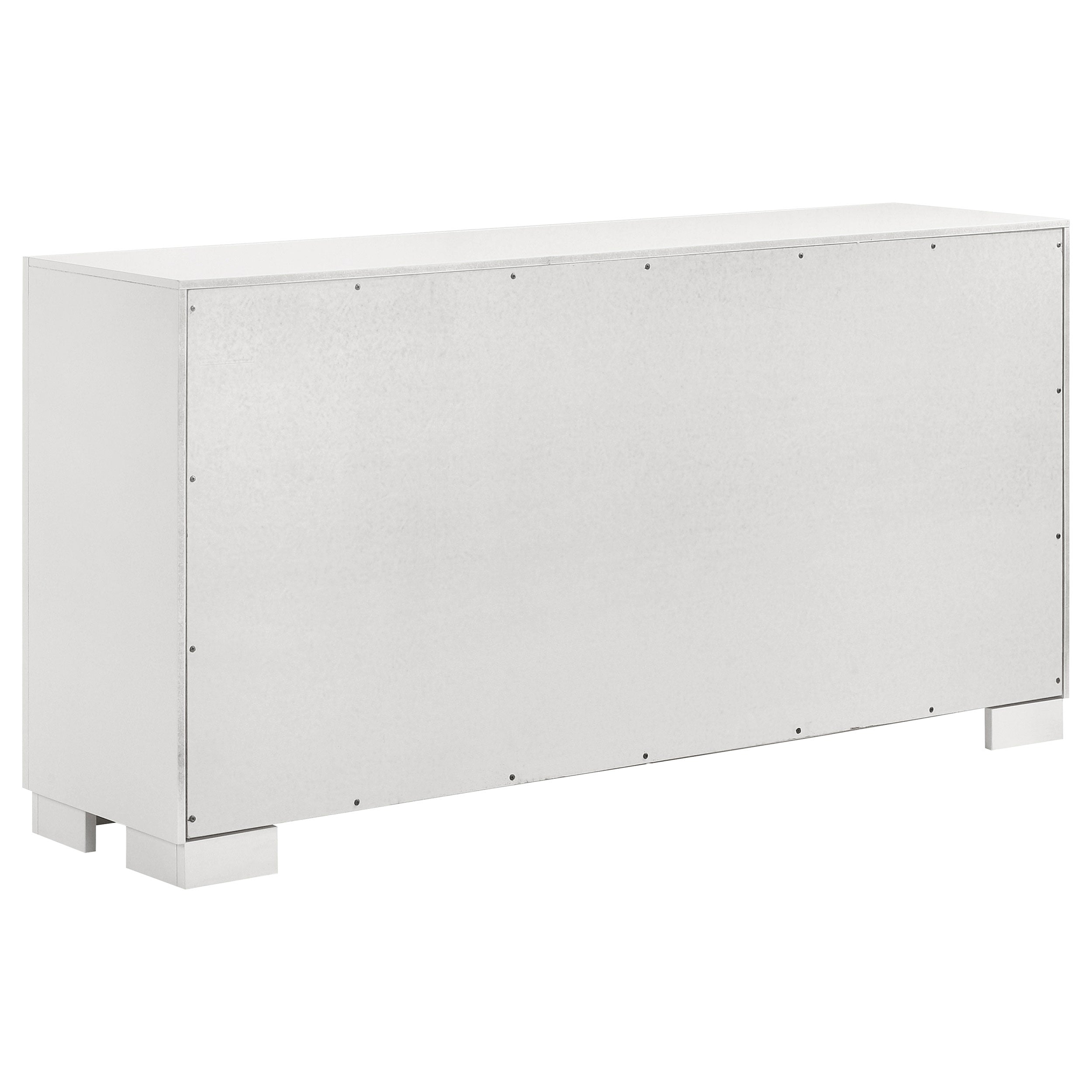 Jessica 6-drawer Dresser Cappuccino