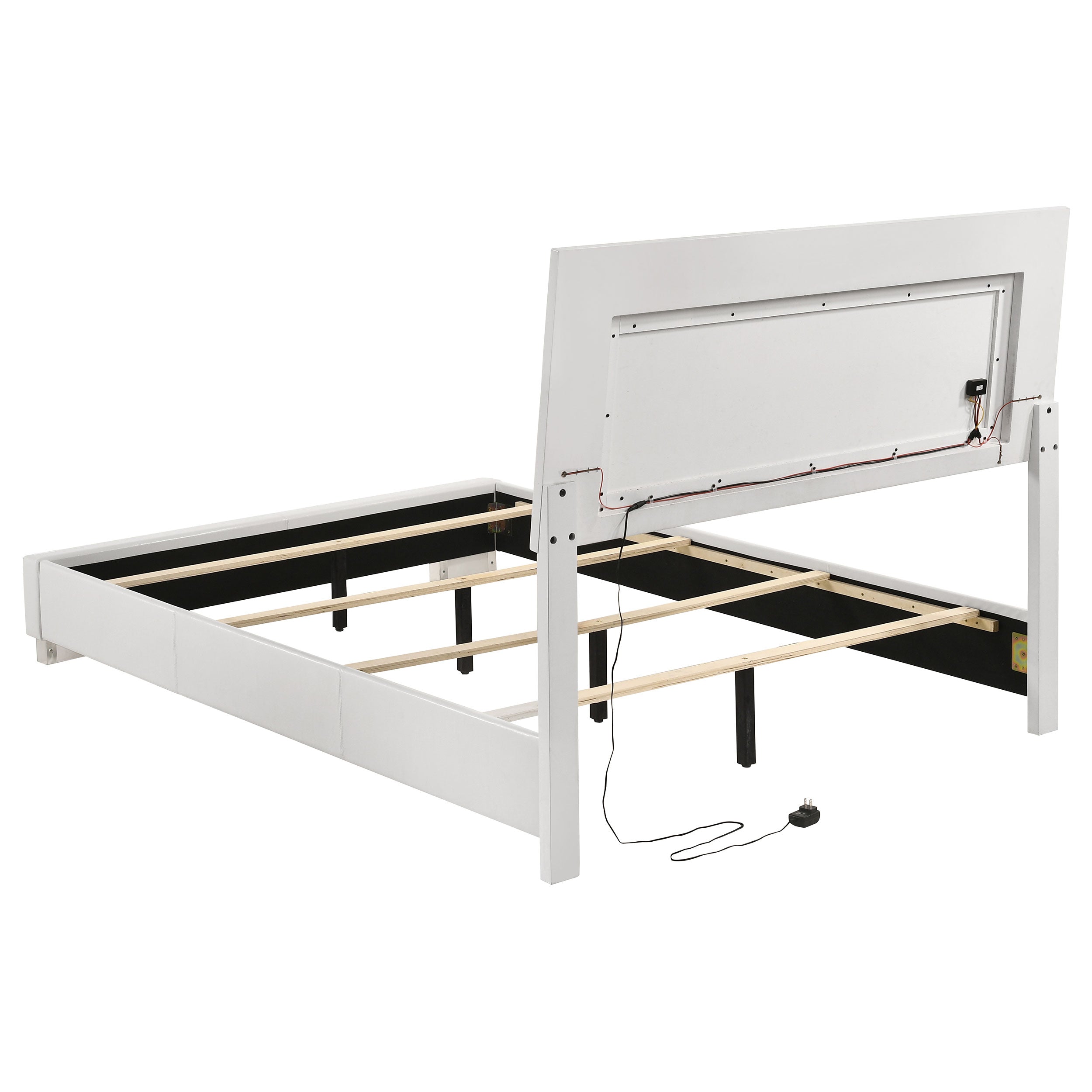 Felicity California King Bedroom Set White Gloss