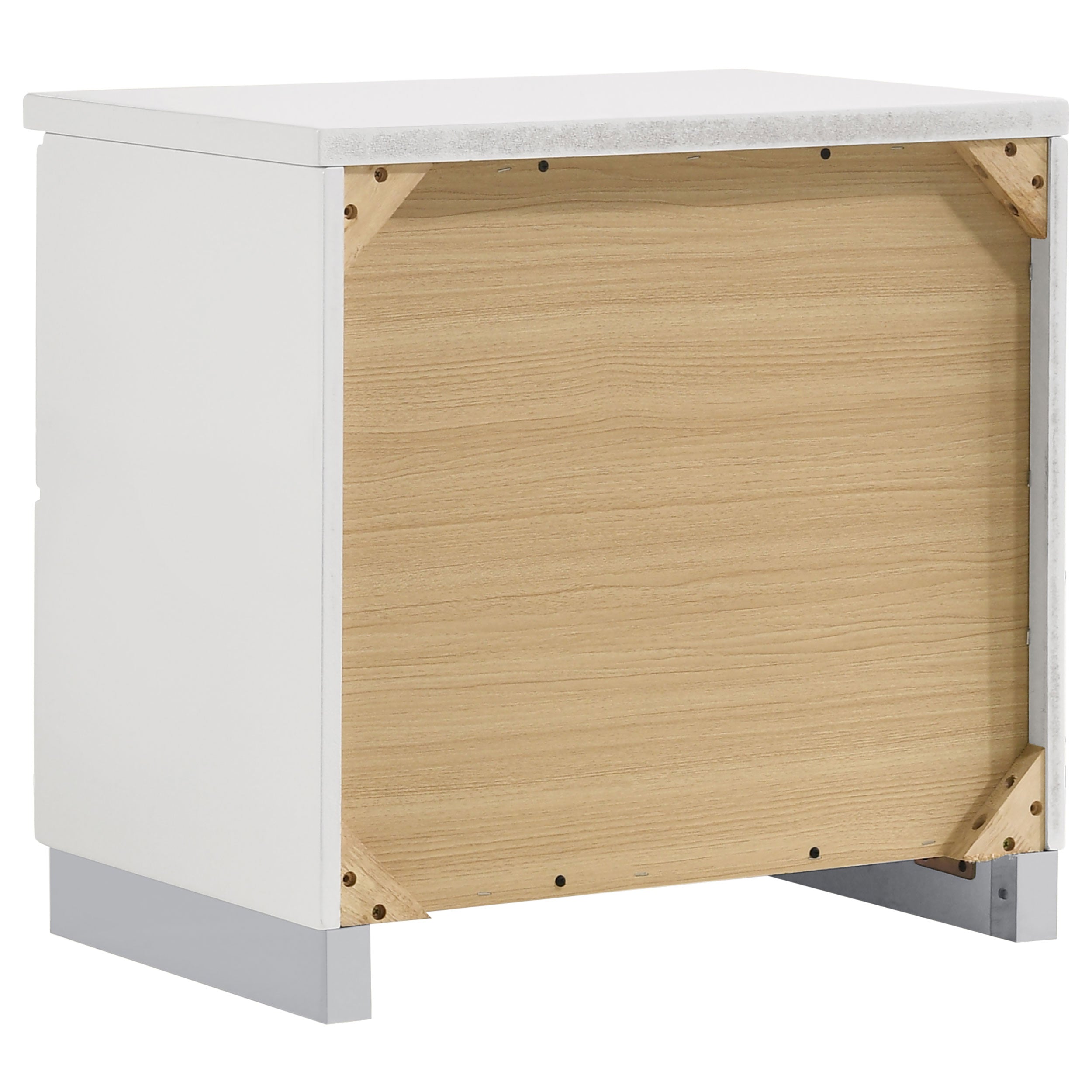 Felicity California King Bedroom Set White Gloss