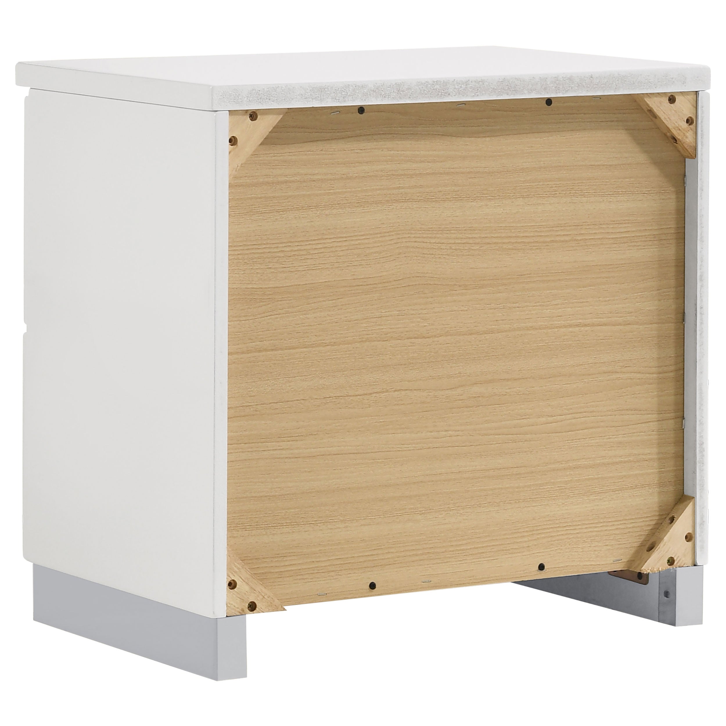 Felicity California King Bedroom Set White Gloss
