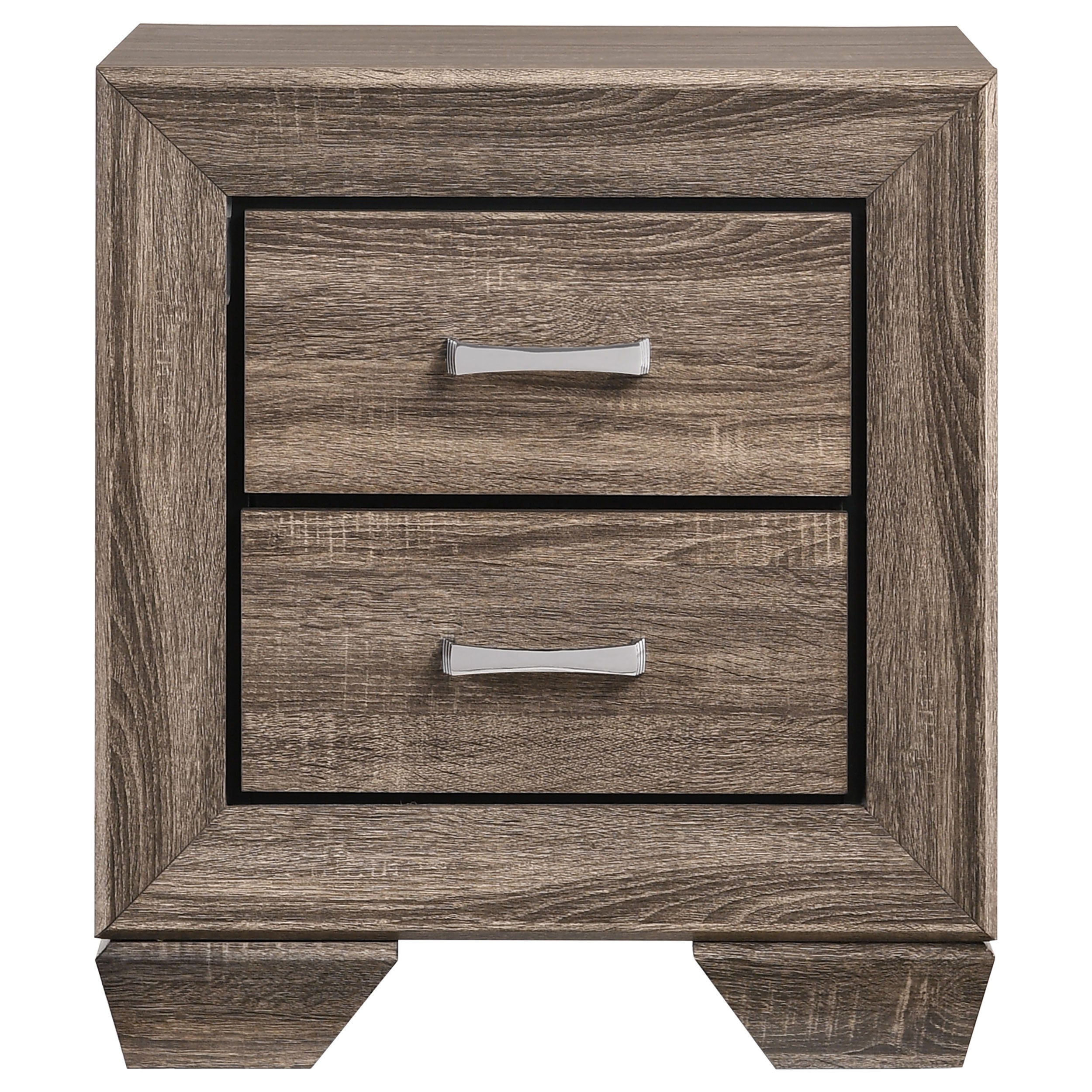 Kauffman 2-drawer Nightstand Dark Cocoa