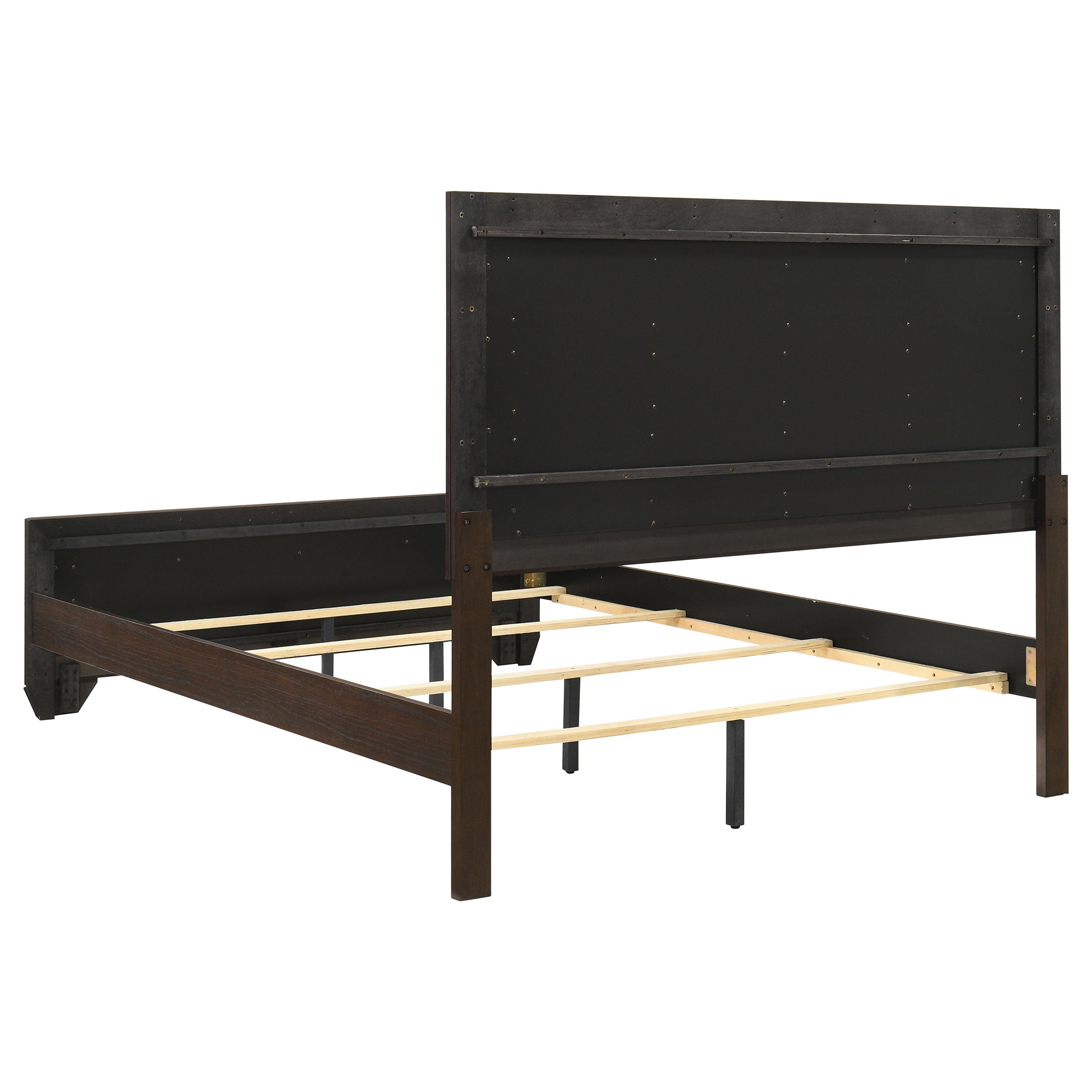 Kauffman California King Bedroom Set Dark Cocoa