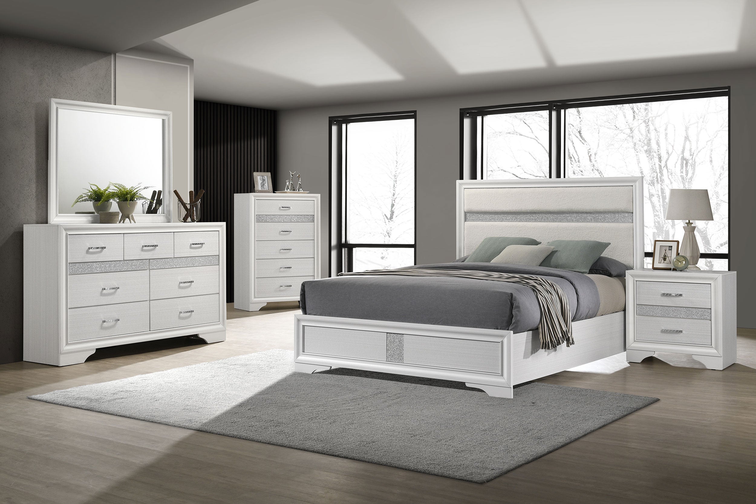 Miranda California King Bedroom Set Black