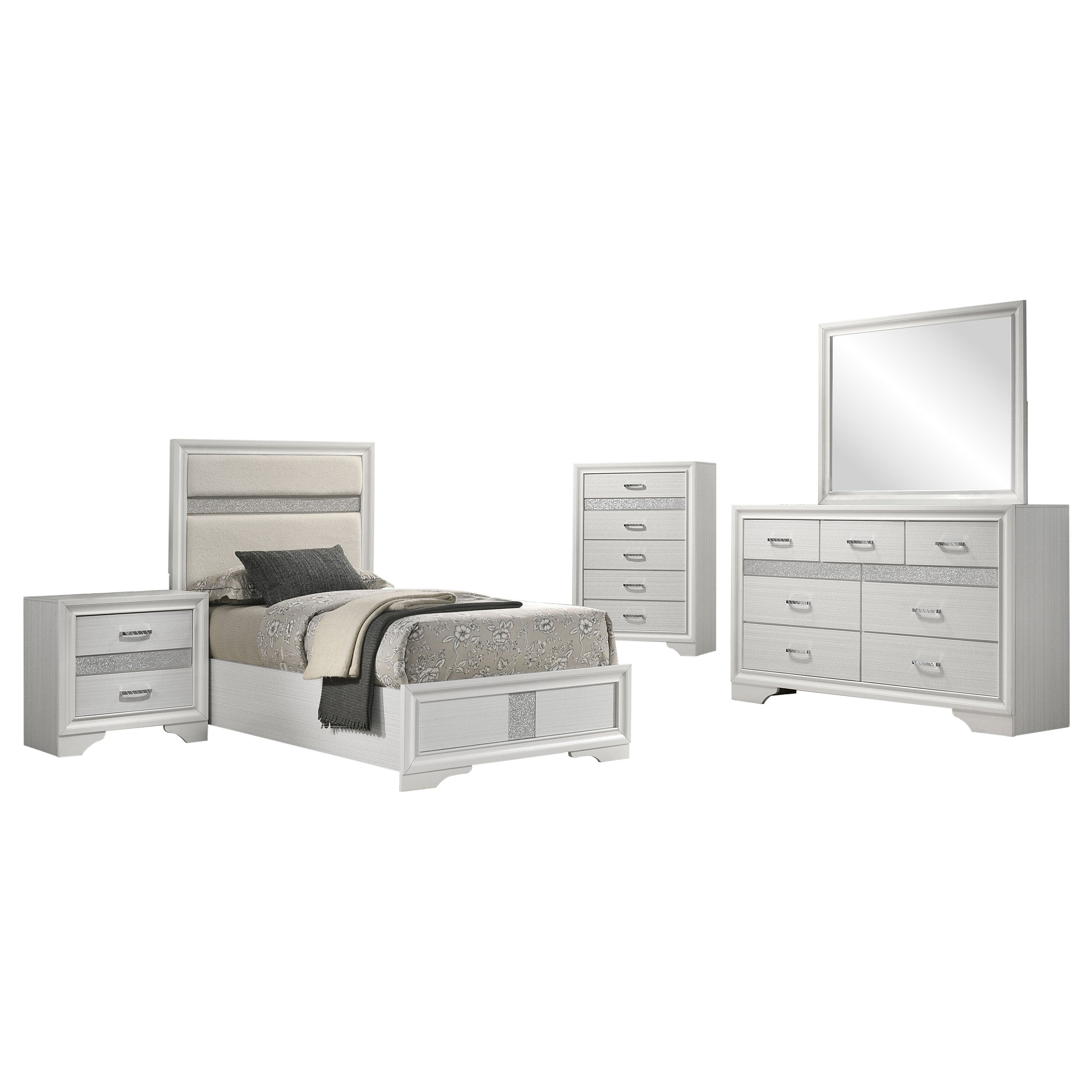 Miranda California King Bedroom Set Black