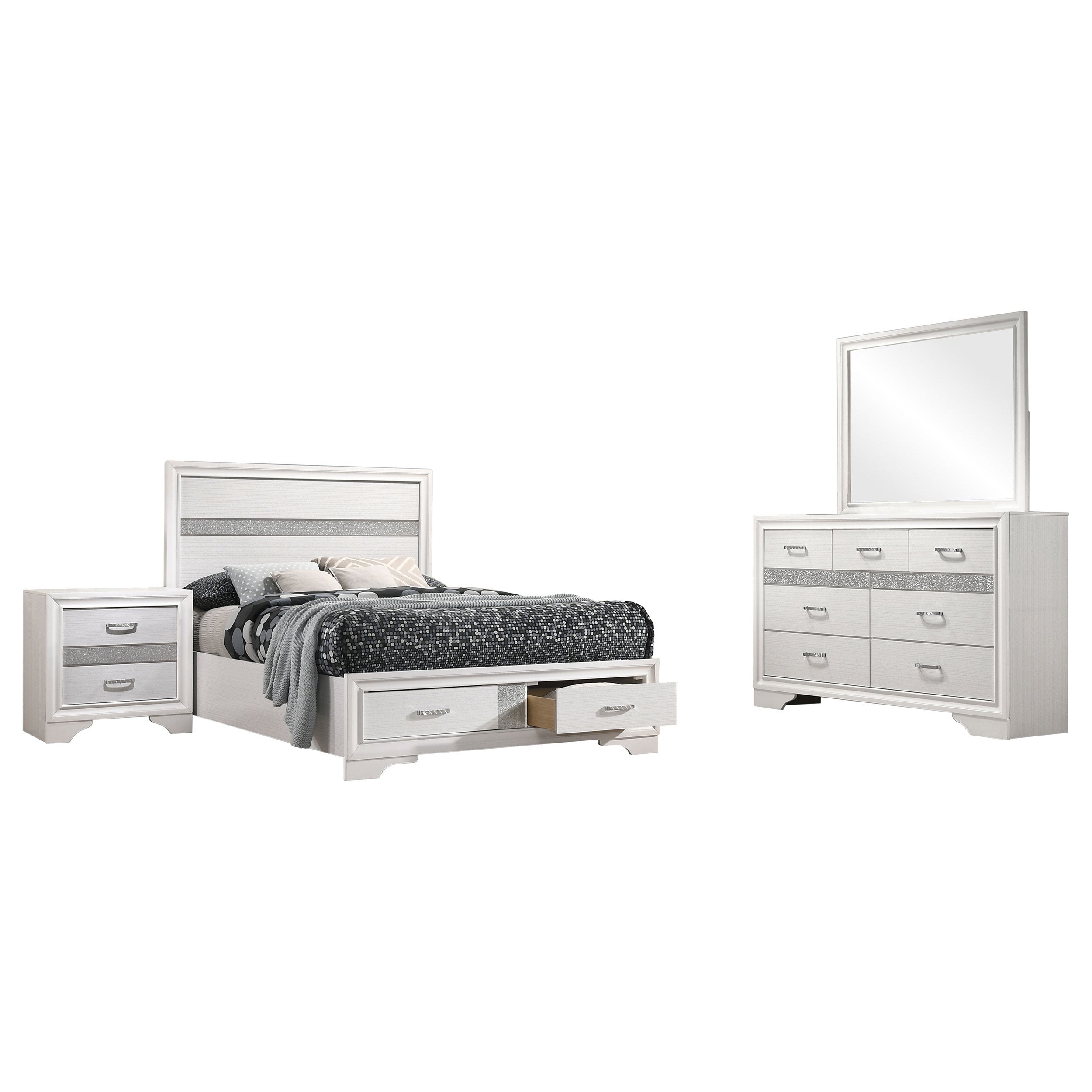 Miranda California King Bedroom Set Black