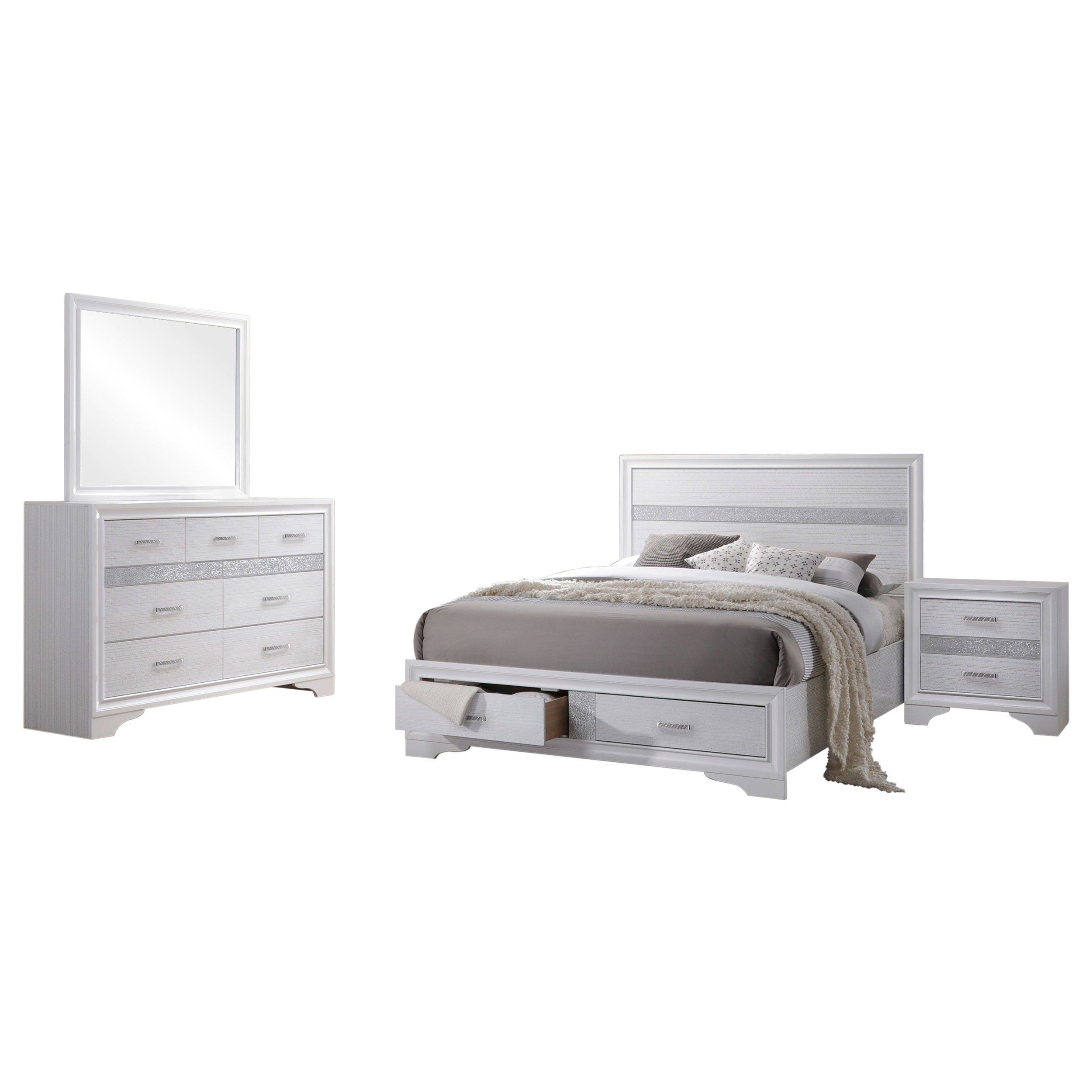 Miranda Platform Storage Bedroom Set