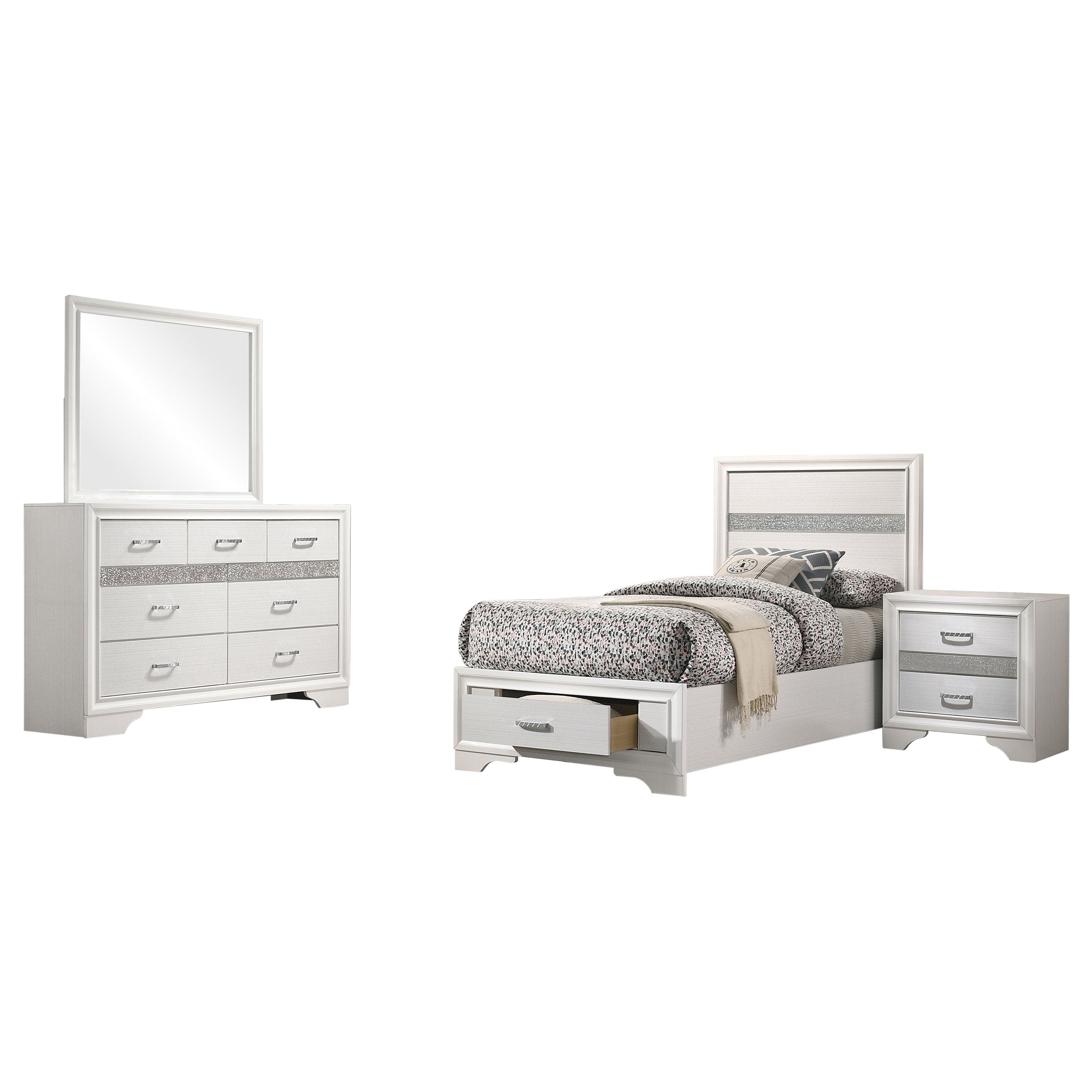 Miranda California King Bedroom Set Black