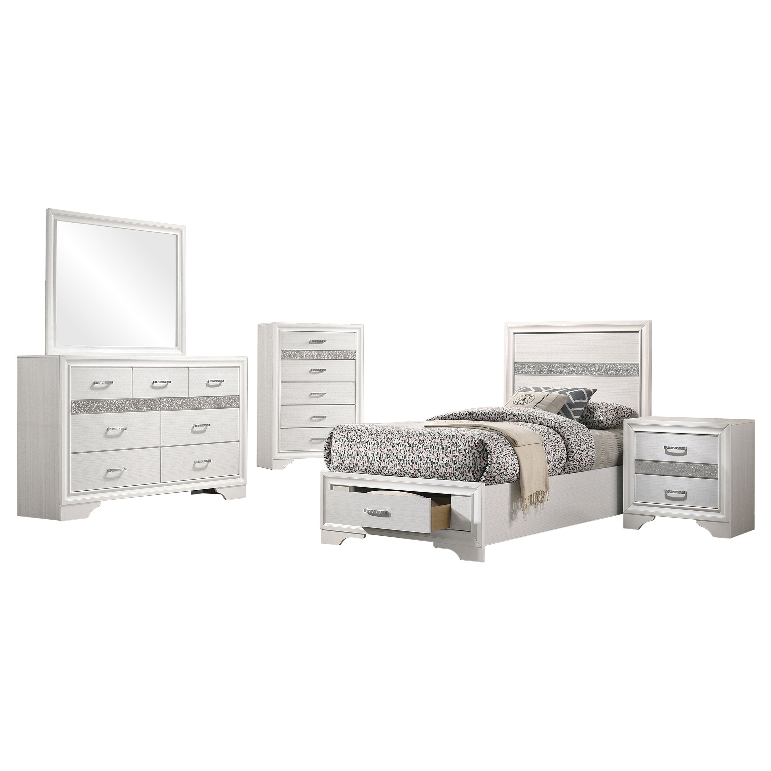Miranda California King Bedroom Set Black