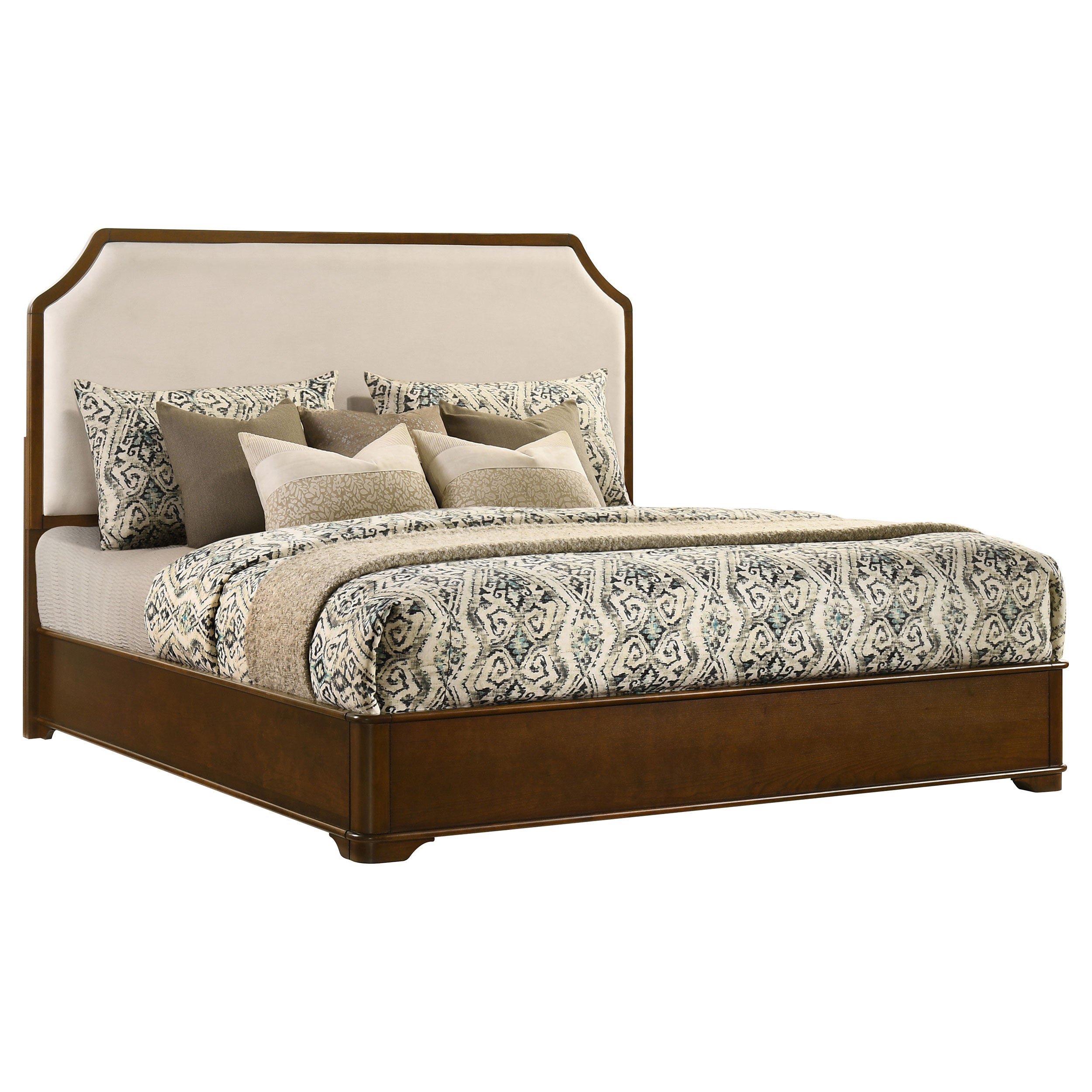 Garland 58-inchPanel Bed Cream and Brown Cherry