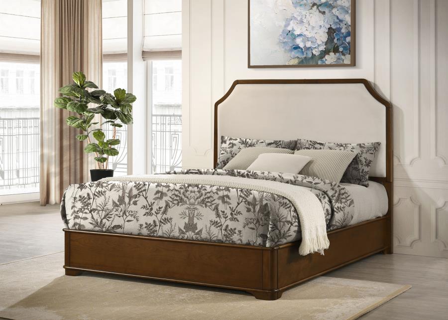 Garland 58-inch Panel Bed Cream and Brown Cherry