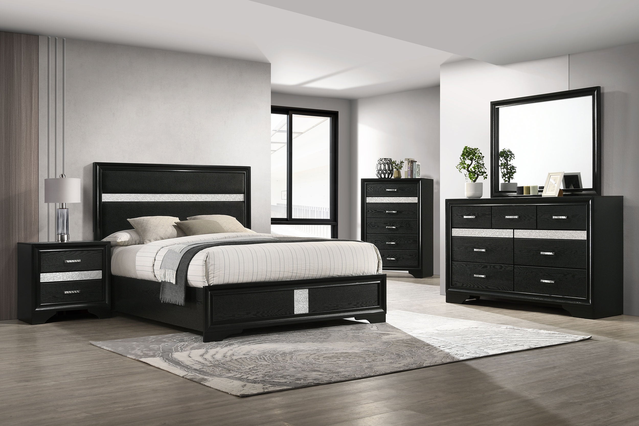 Miranda Bedroom Set Black