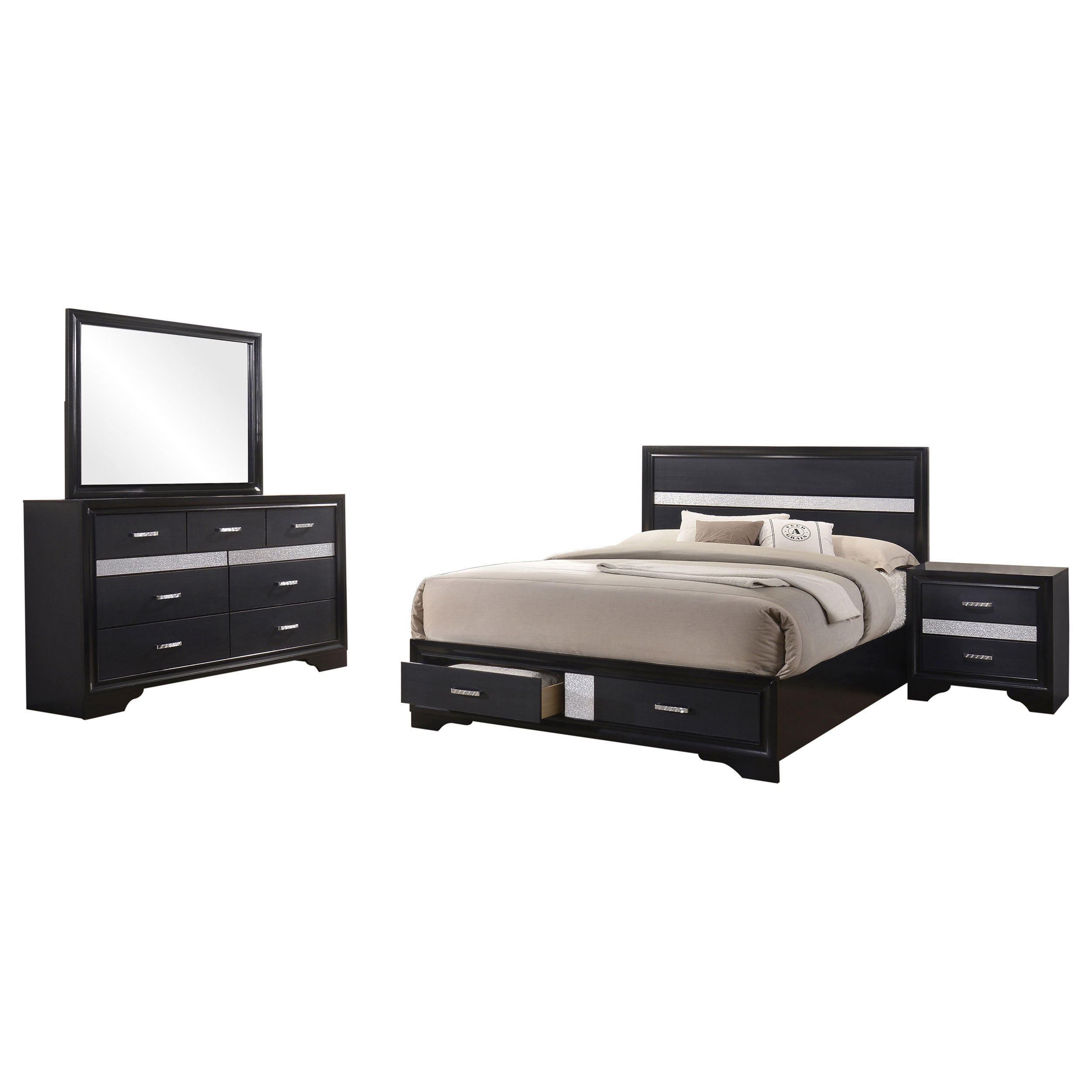 Miranda Platform Storage Bedroom Set