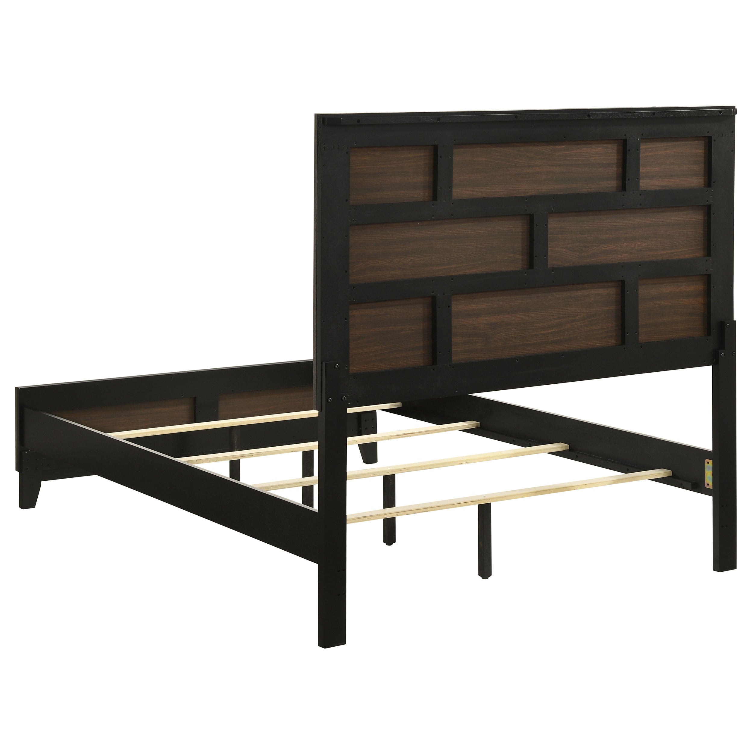 Watson Wood California King Panel Bed Grey Oak