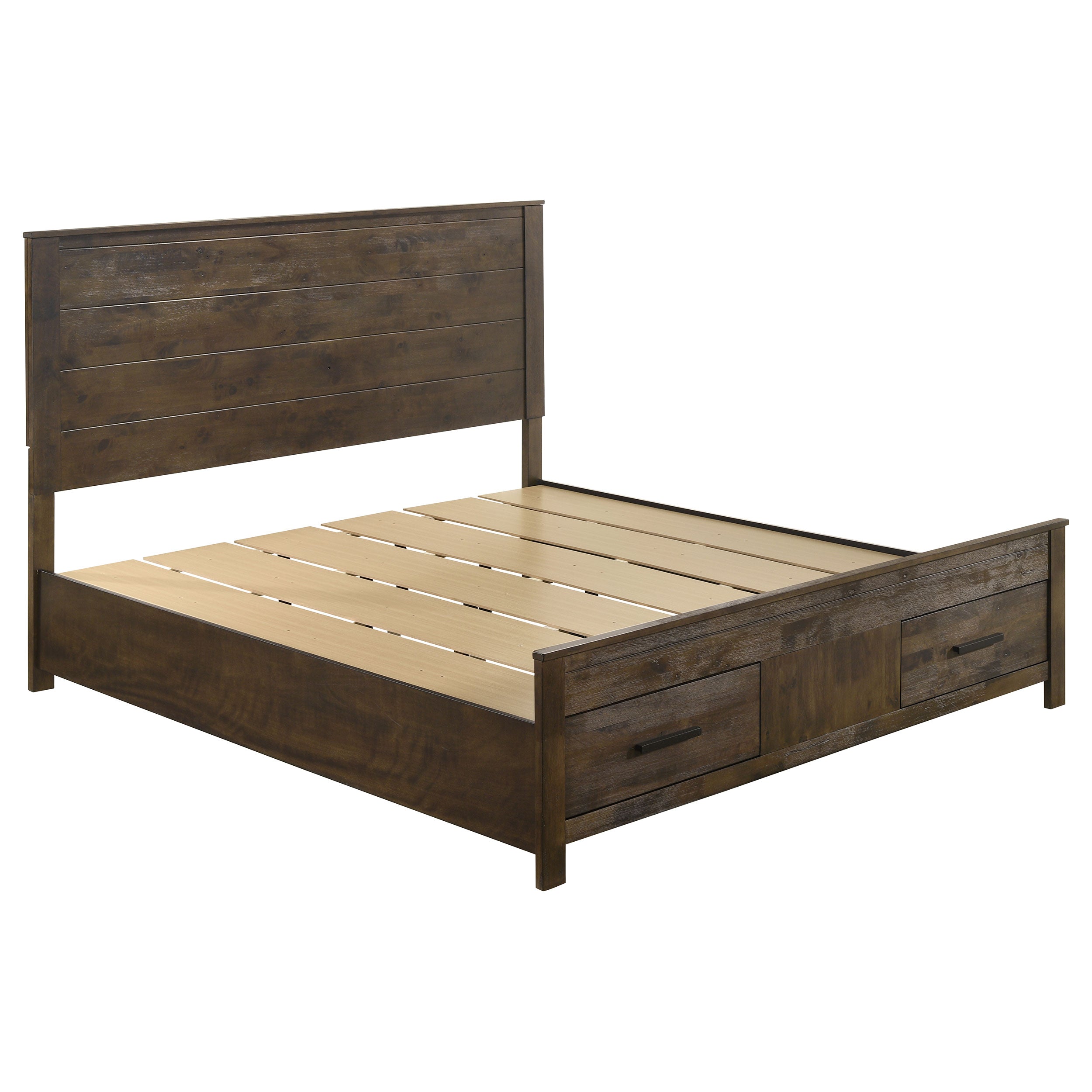 Woodmont California King Bedroom Set Golden Brown