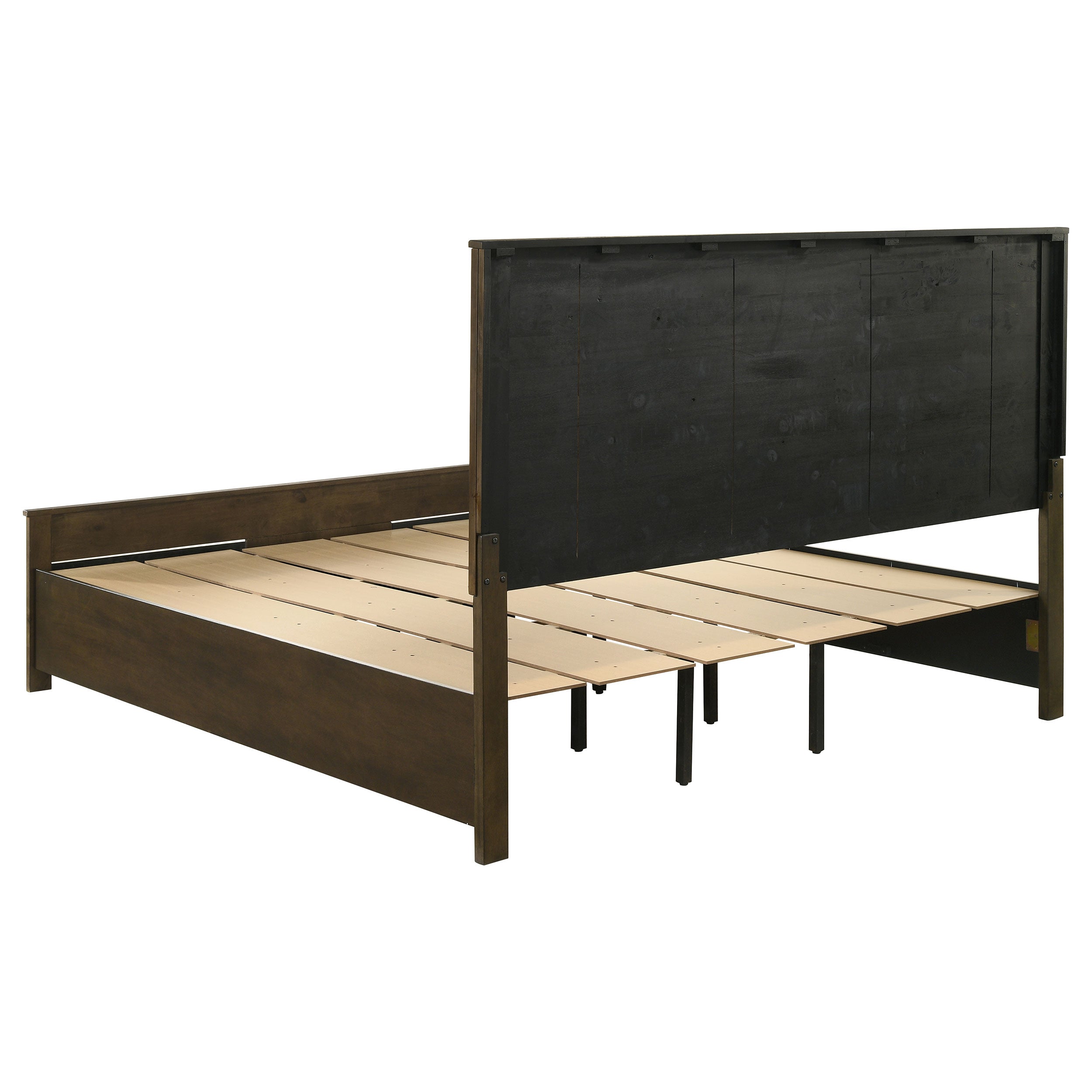 Woodmont Storage Bed Rustic Golden Brown
