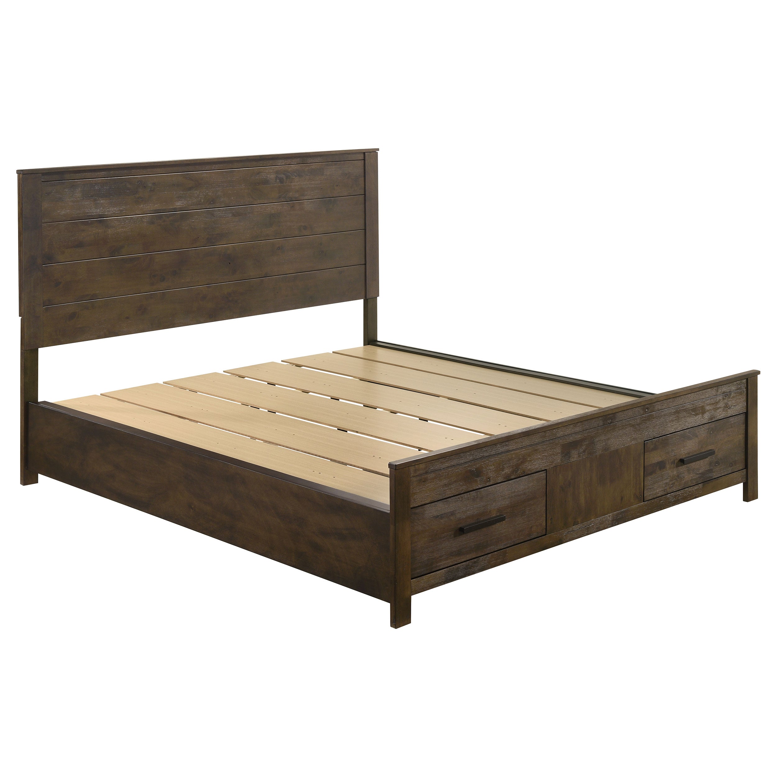 Woodmont California King Bedroom Set Golden Brown