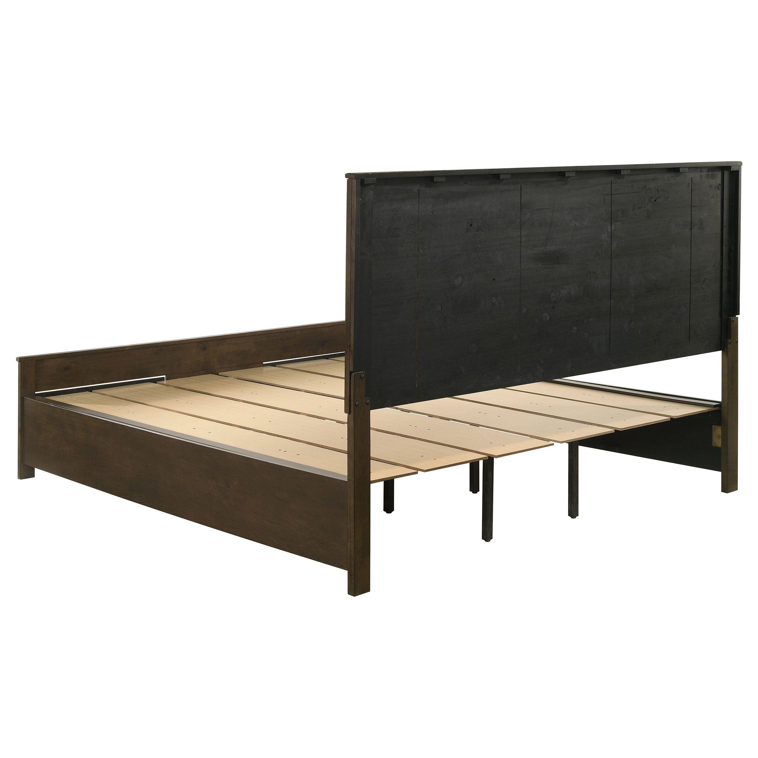 Woodmont Storage Bed Rustic Golden Brown