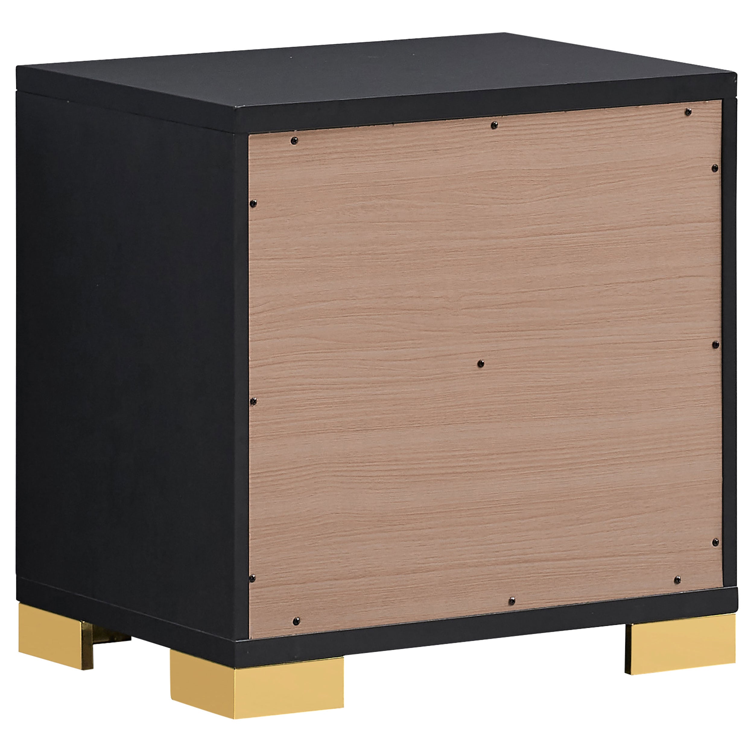 Marceline Bedroom Set with LED Headboard Black