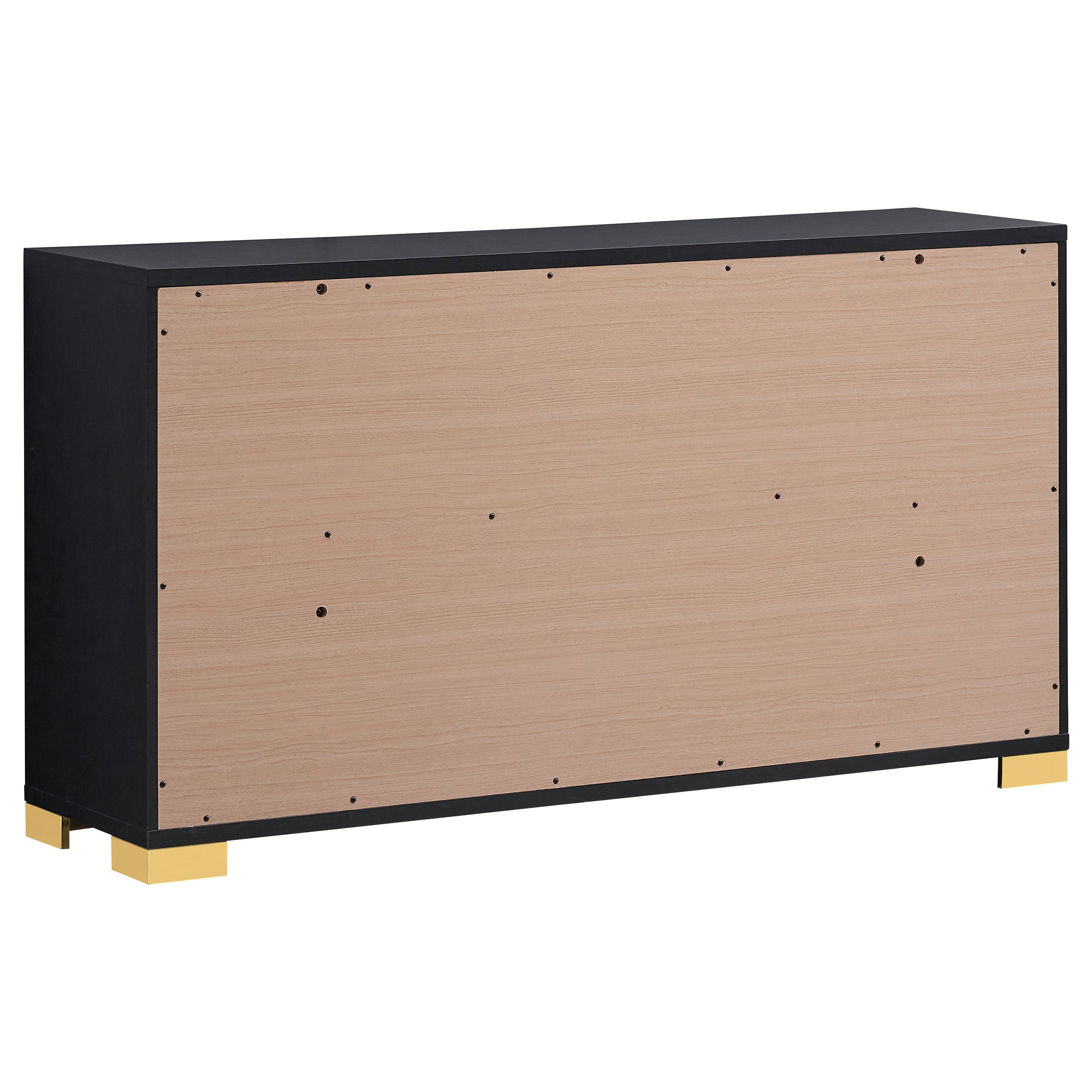 Marceline Bedroom Set with LED Headboard Black