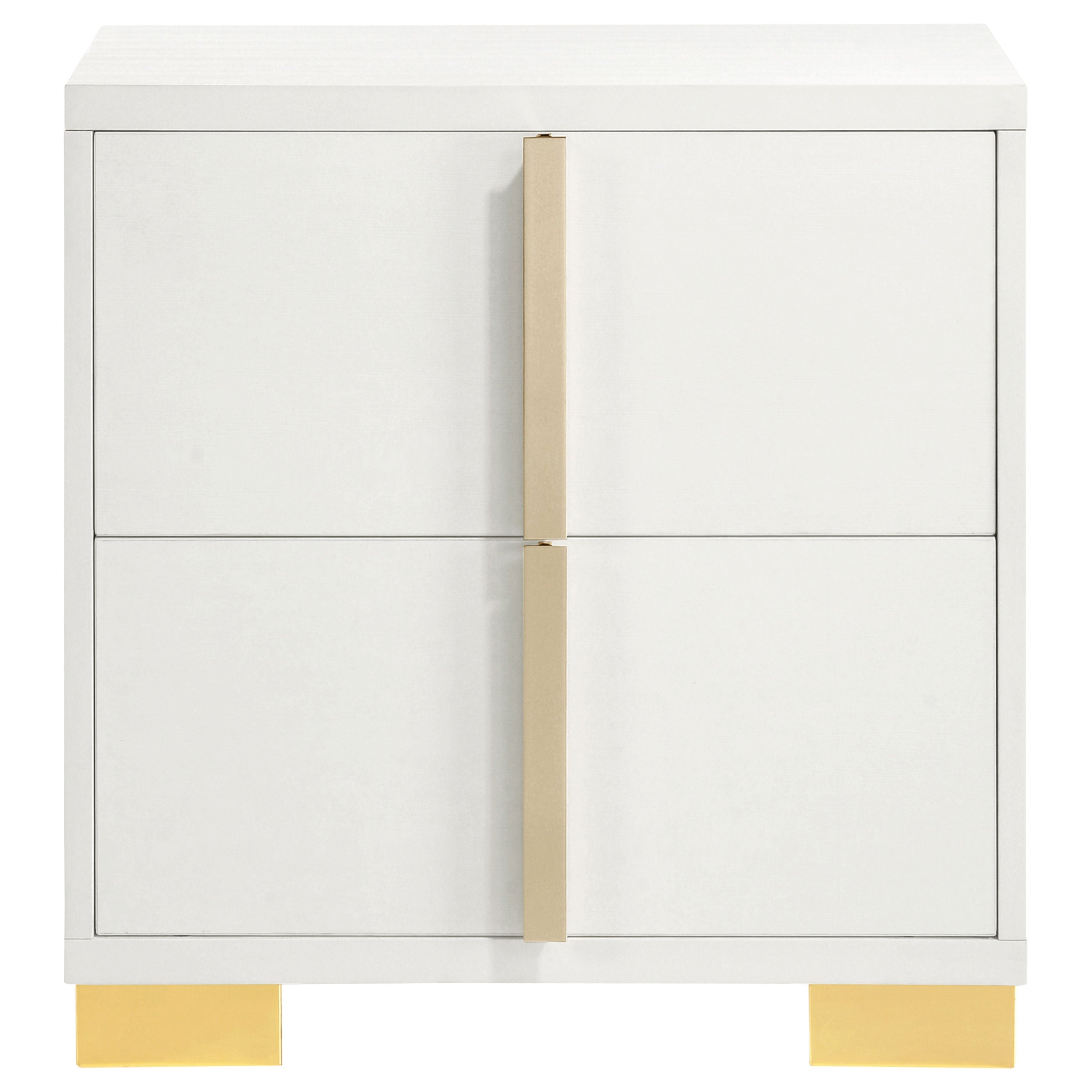 Marceline Bedroom Set with LED Headboard White