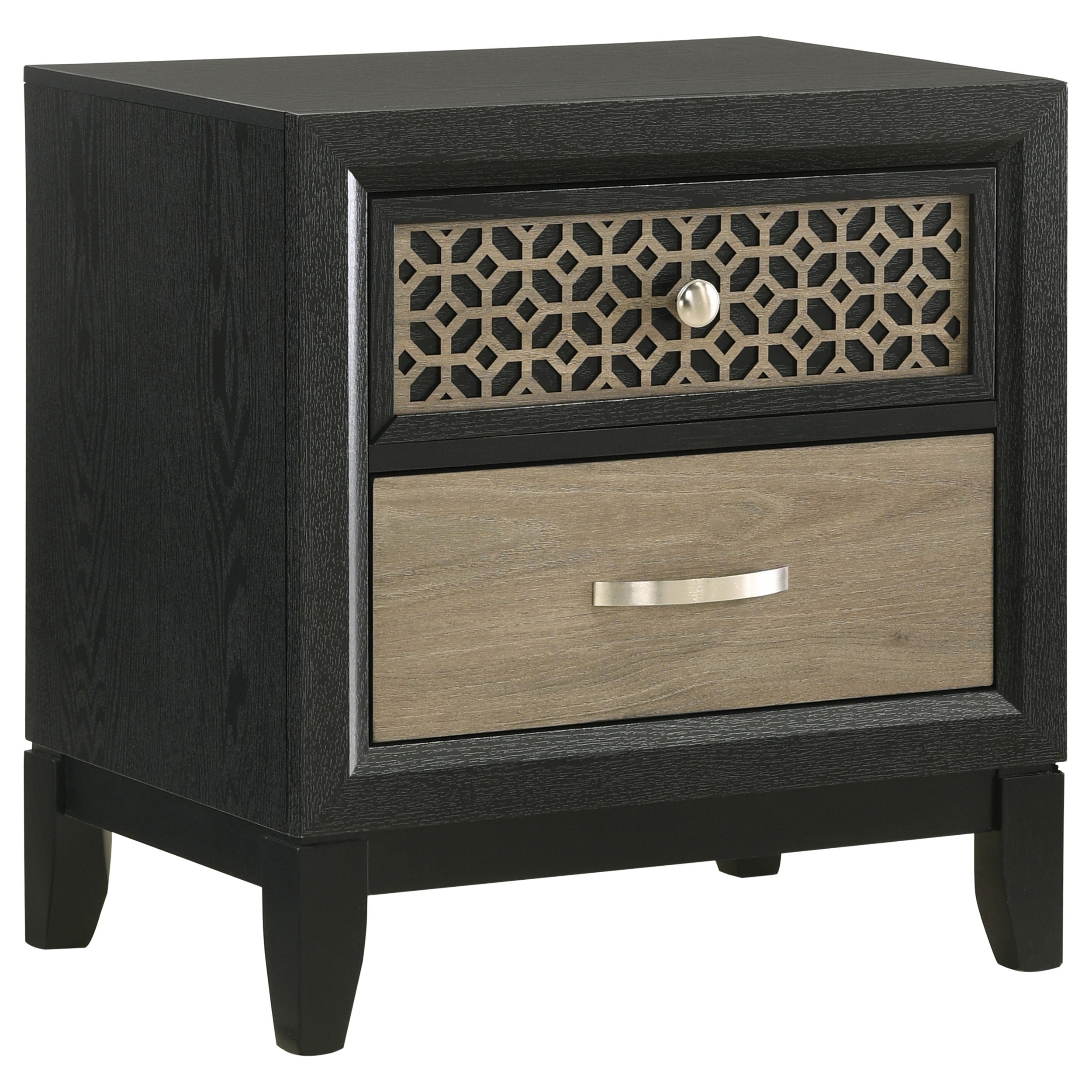 Valencia Bedroom Set Light Brown and Black