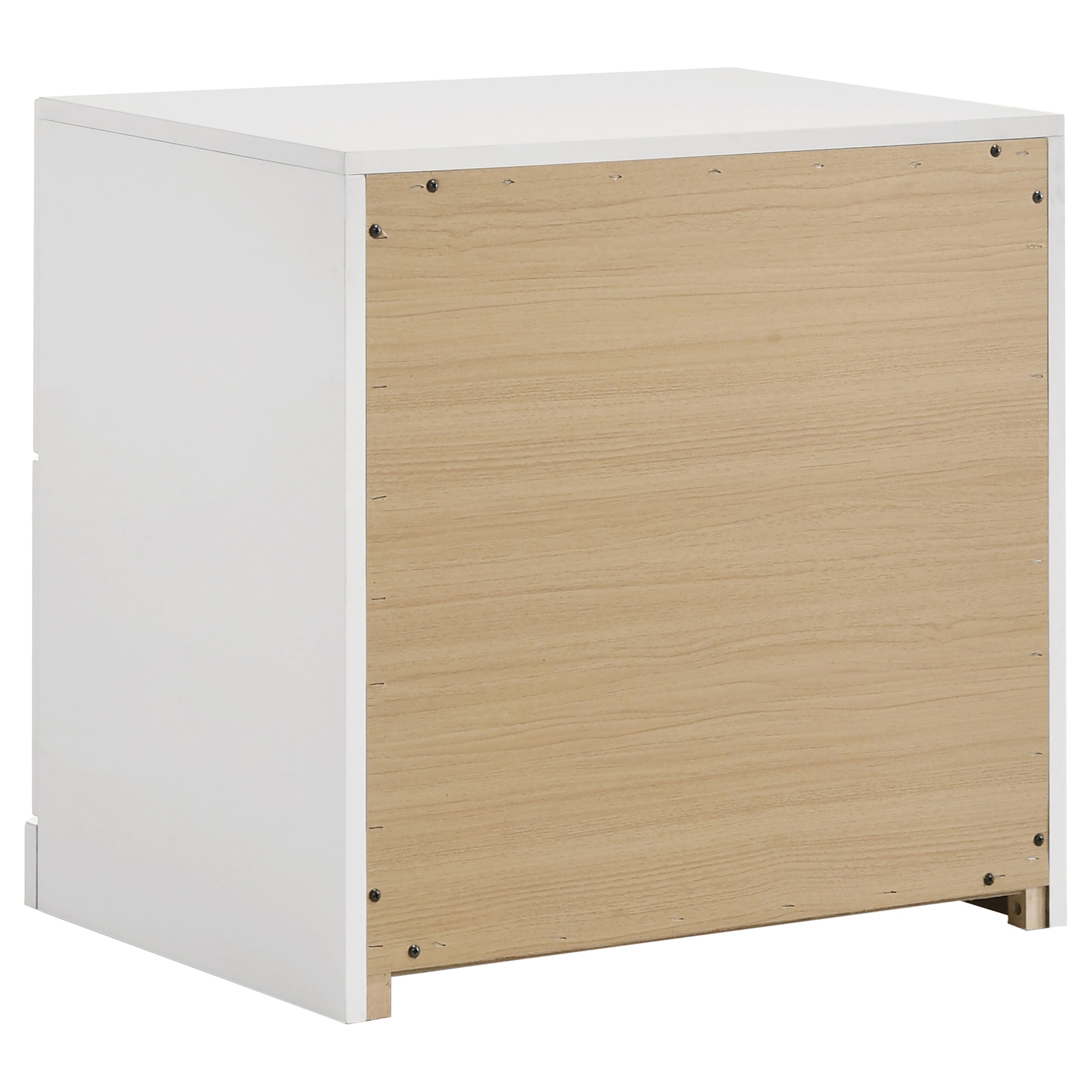 Ines Bedroom Set Grey/Navy and White High Gloss