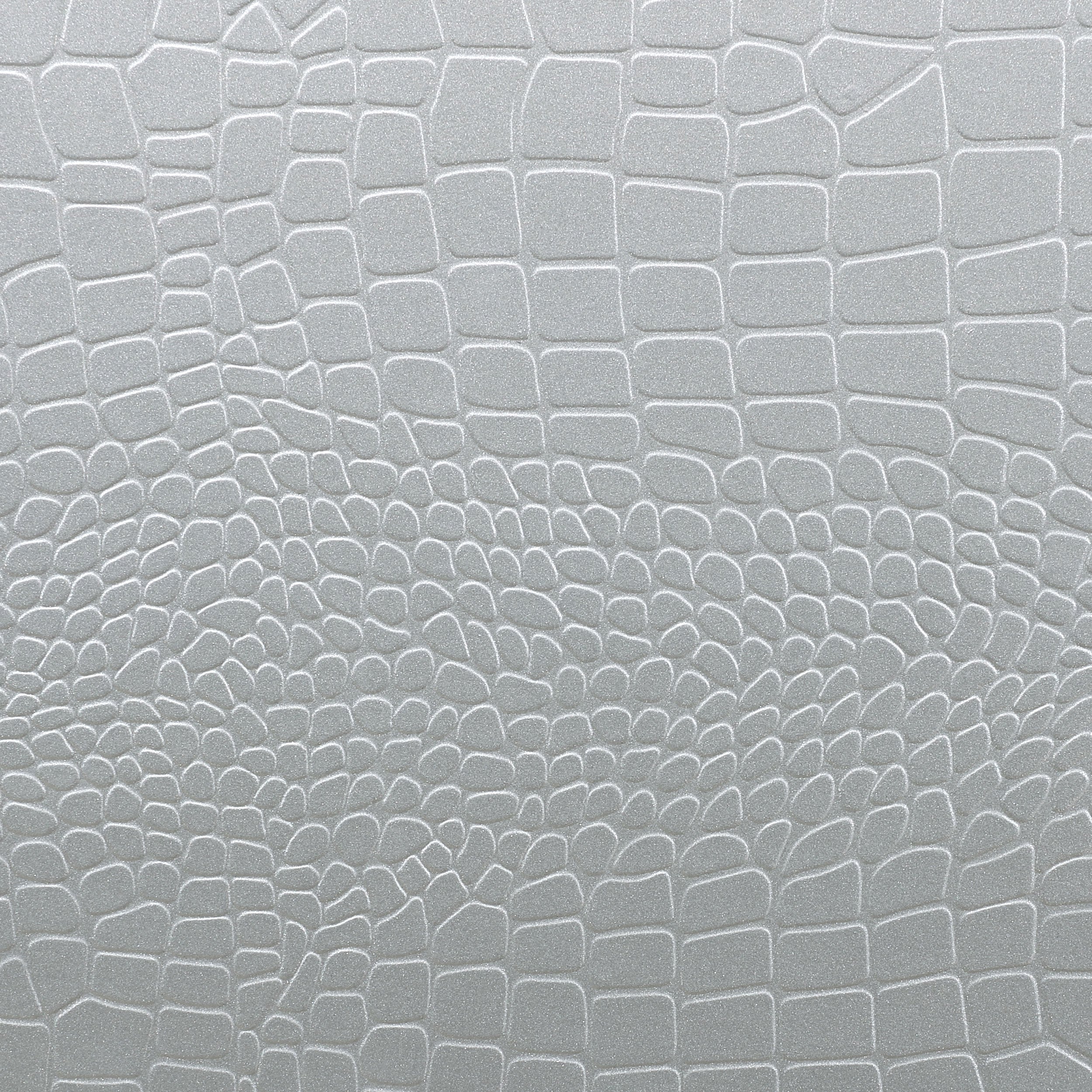 Gunnison Wood California King LED Panel Bed Silver Metallic