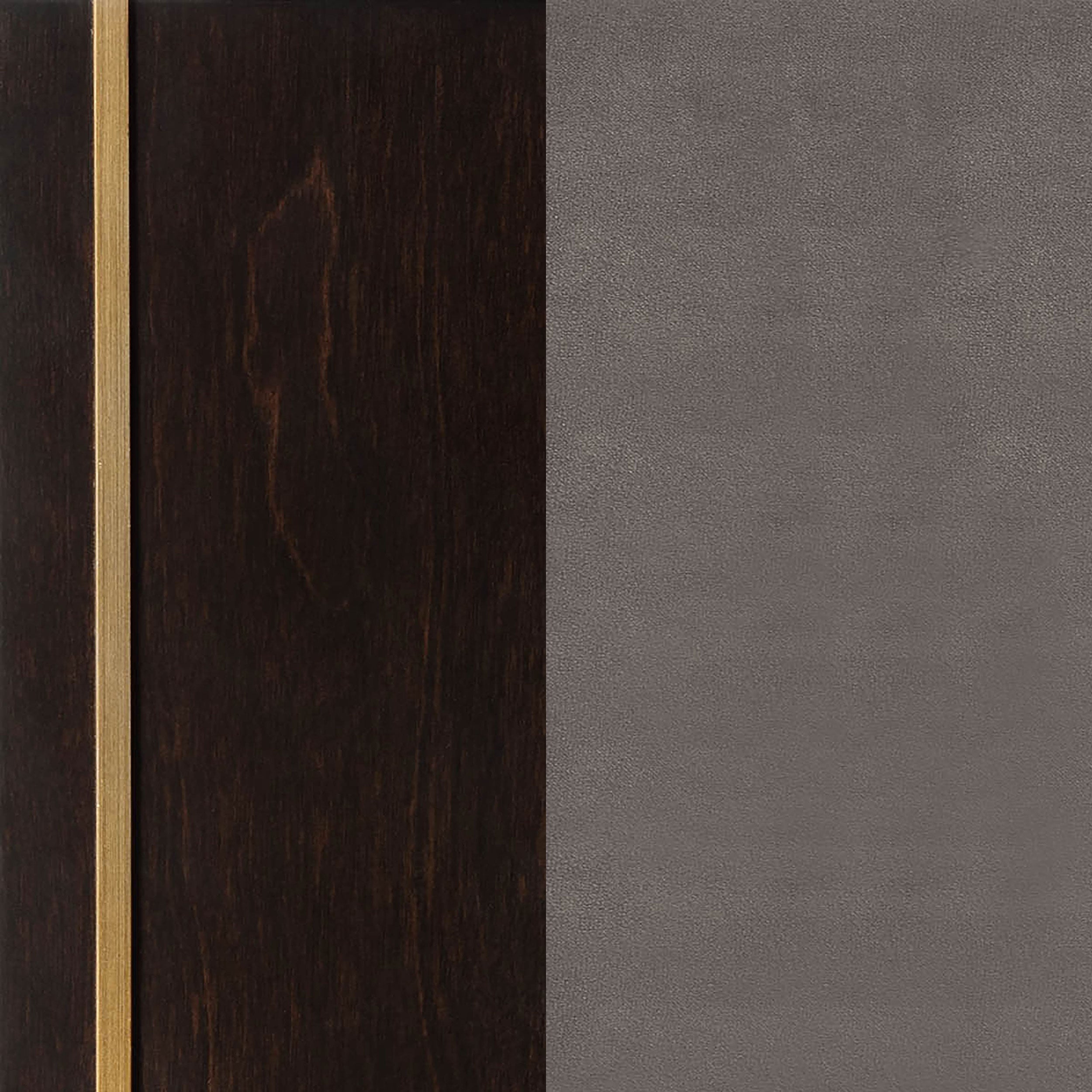 Durango Upholstered Bed Smoked Peppercorn and Grey