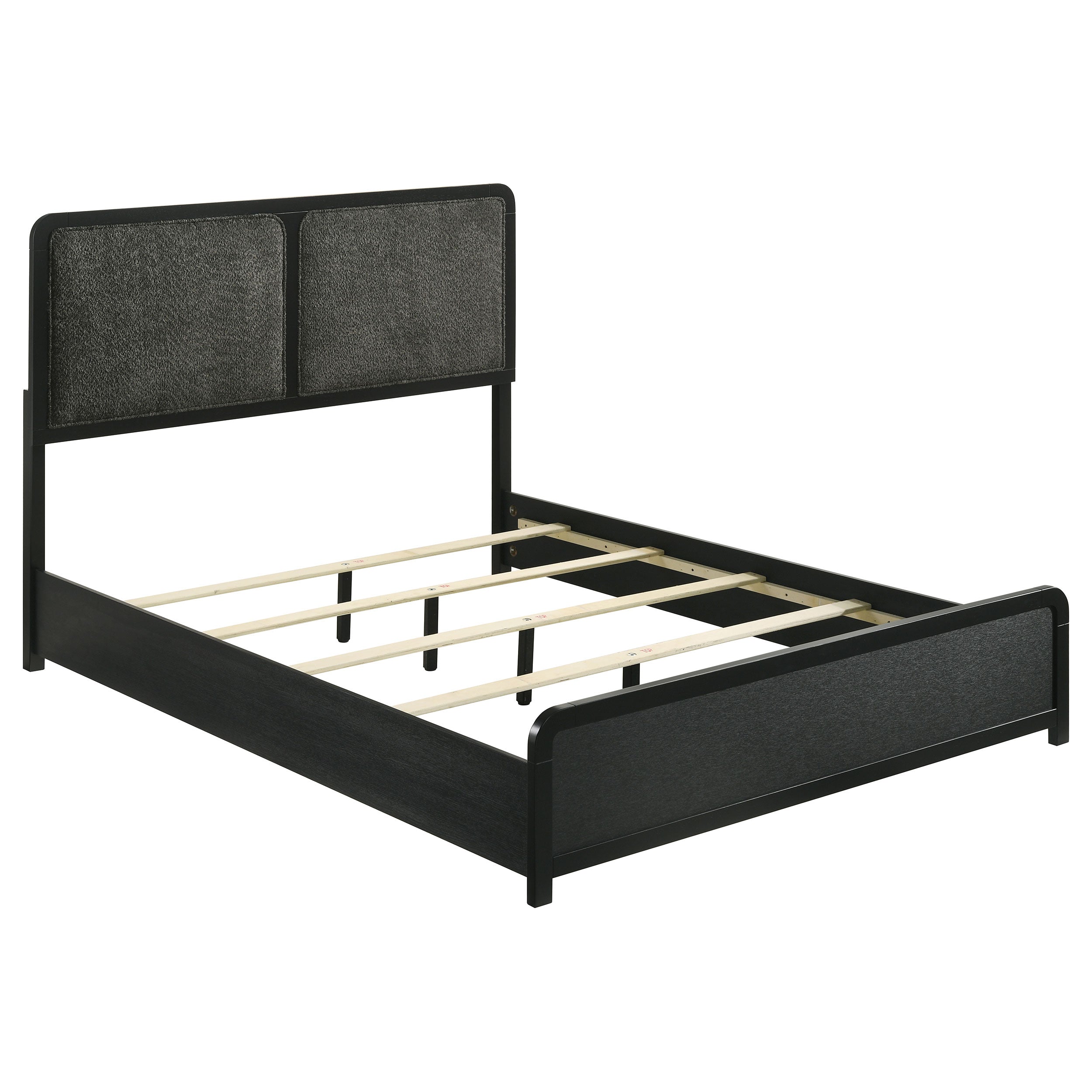 Cavelle 51-inch Upholstered Bed Black