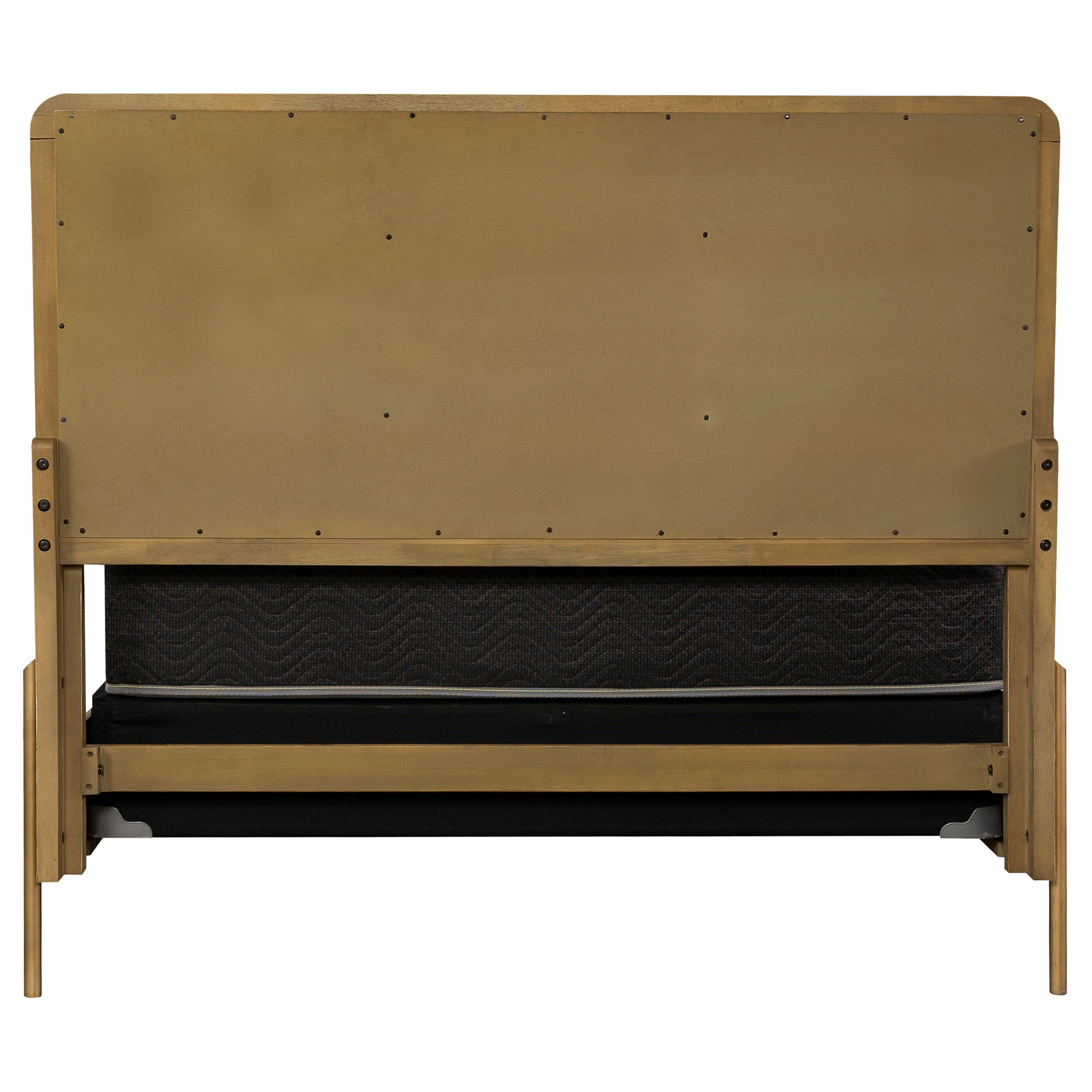 Arini Upholstered Panel Bed Sand Wash and Grey